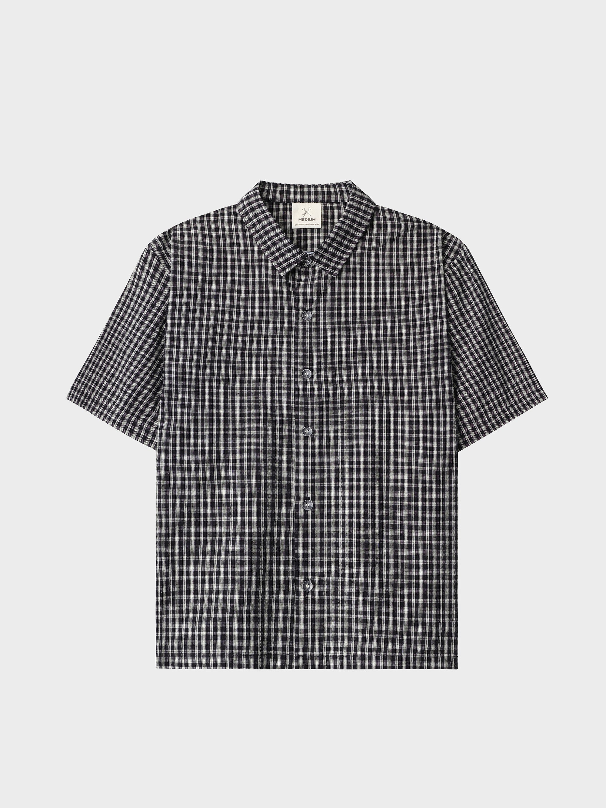 Dead End Plaid Bowlo - Black