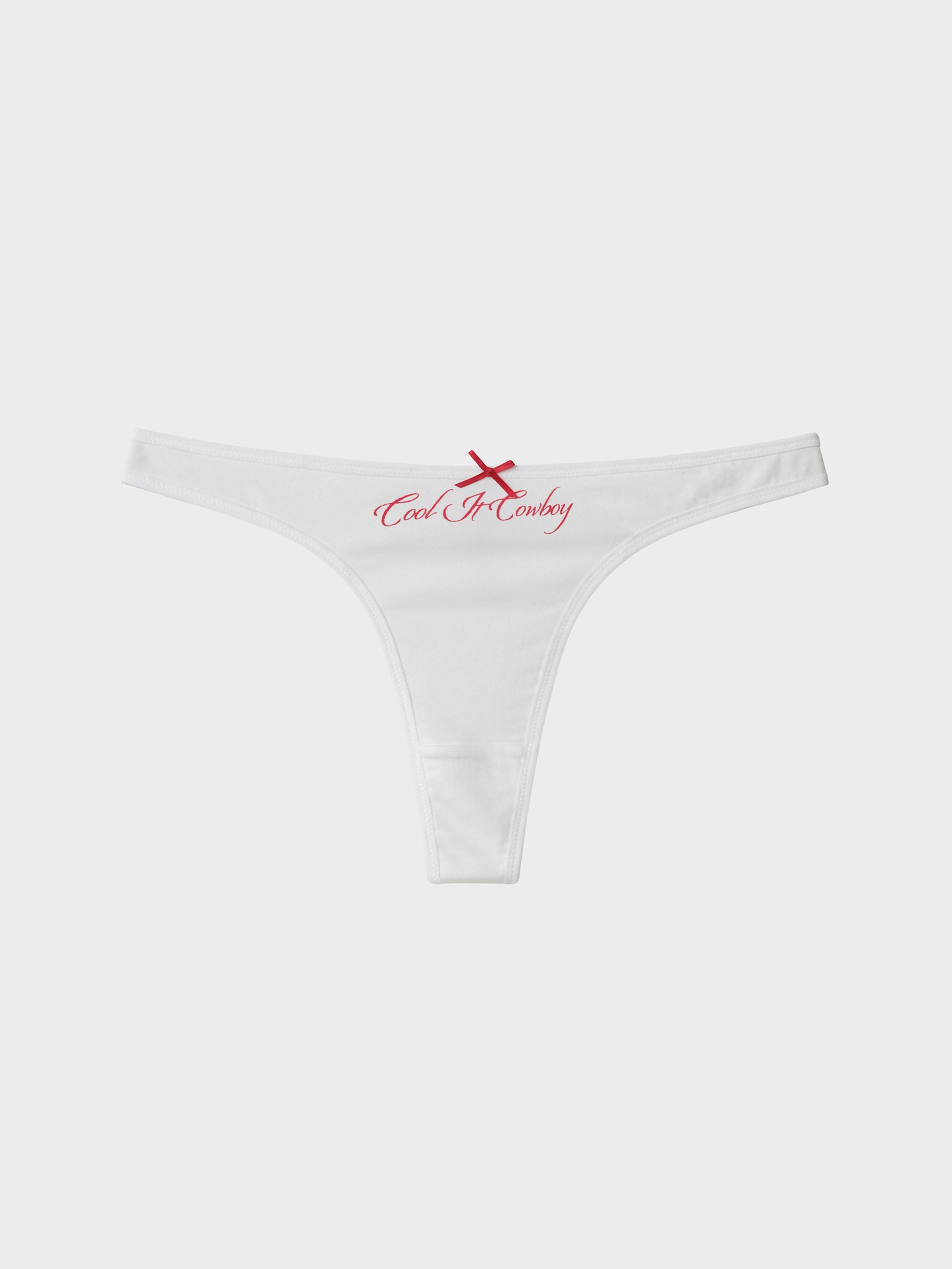Cool It Cowboy G-String - Cream