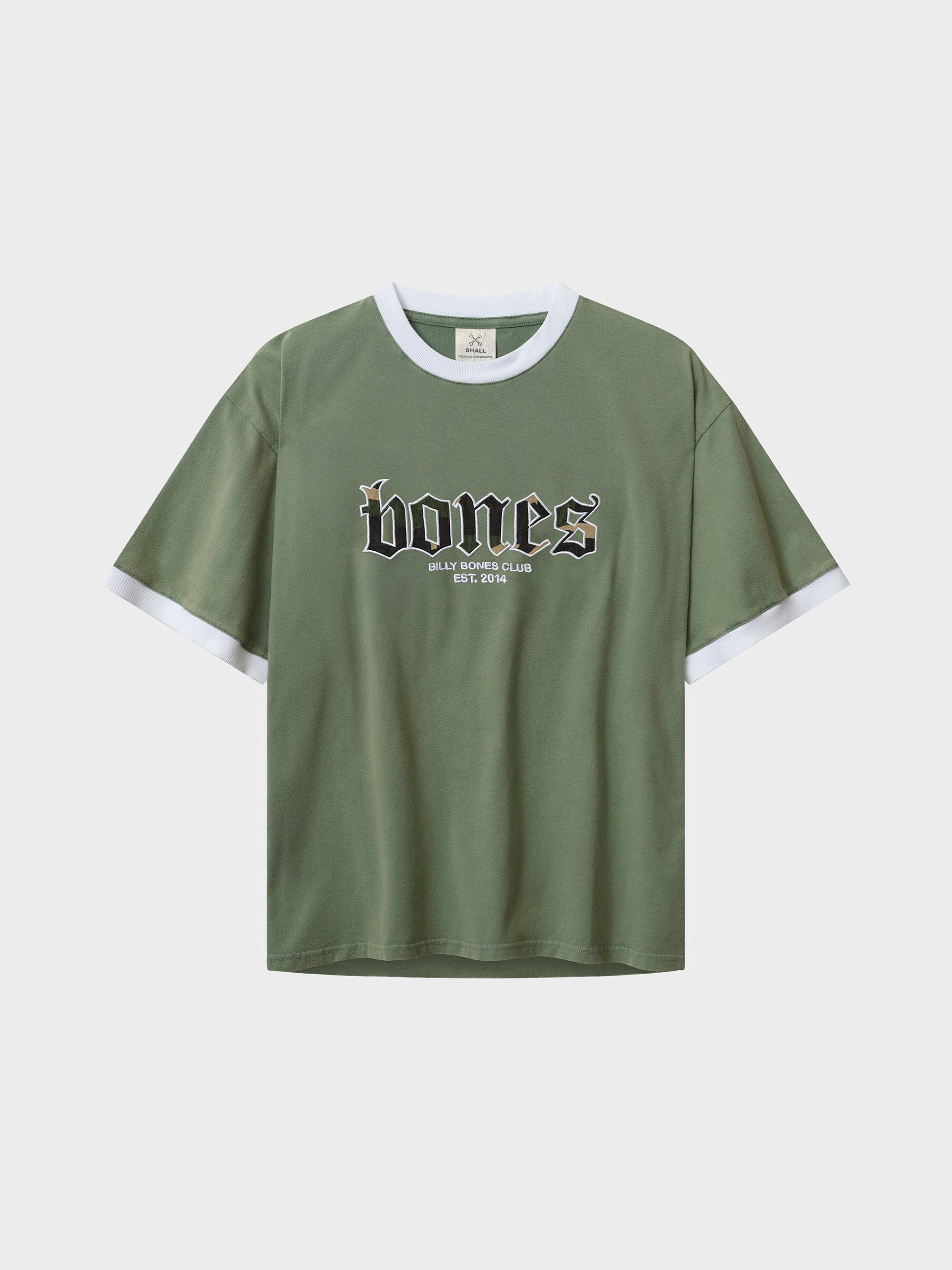 Bones Classic Ringer Tee - Camo