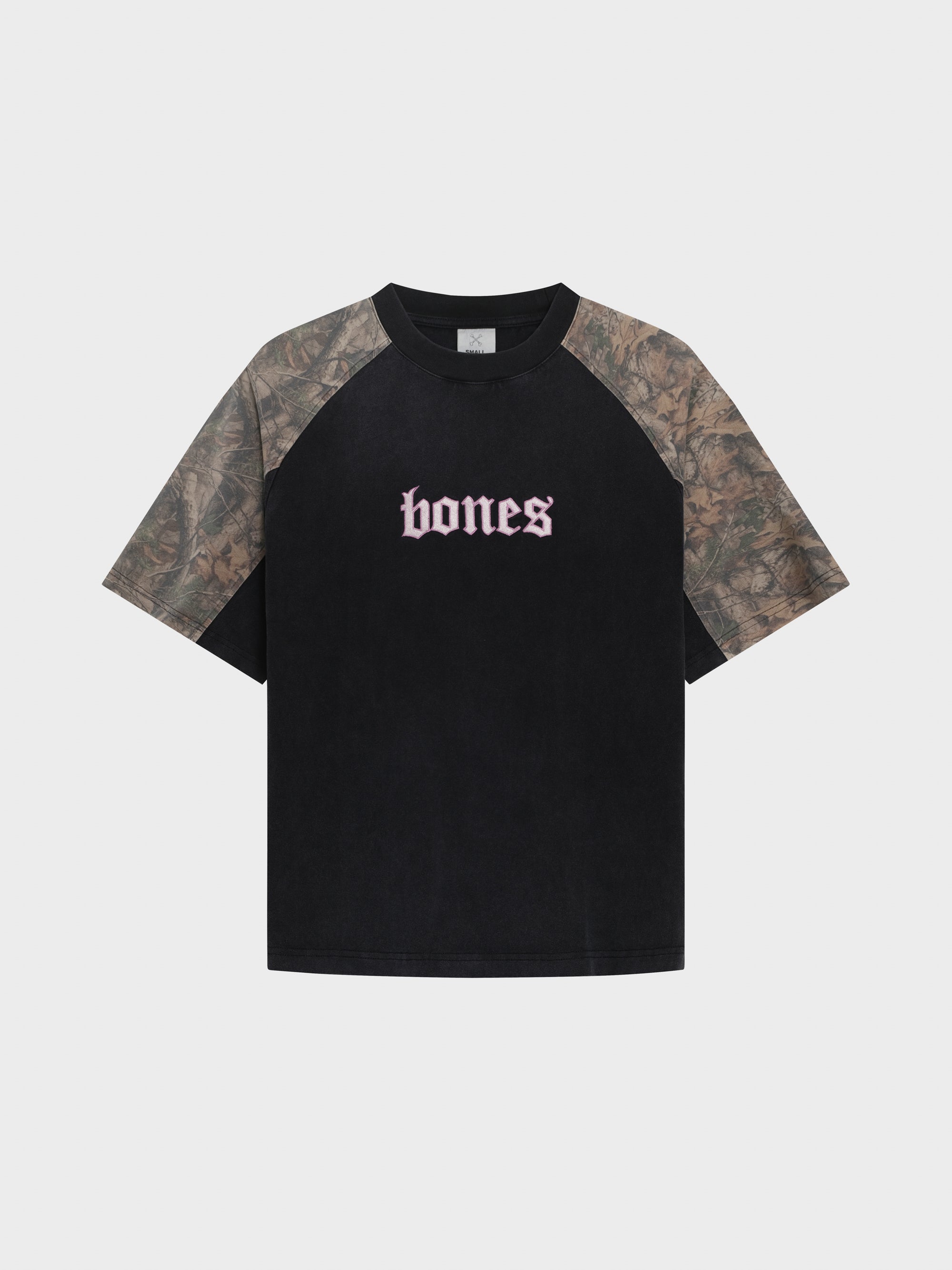 Lovers Steeze Panel Tee - Washed Black/Camo | Billy Bones Club