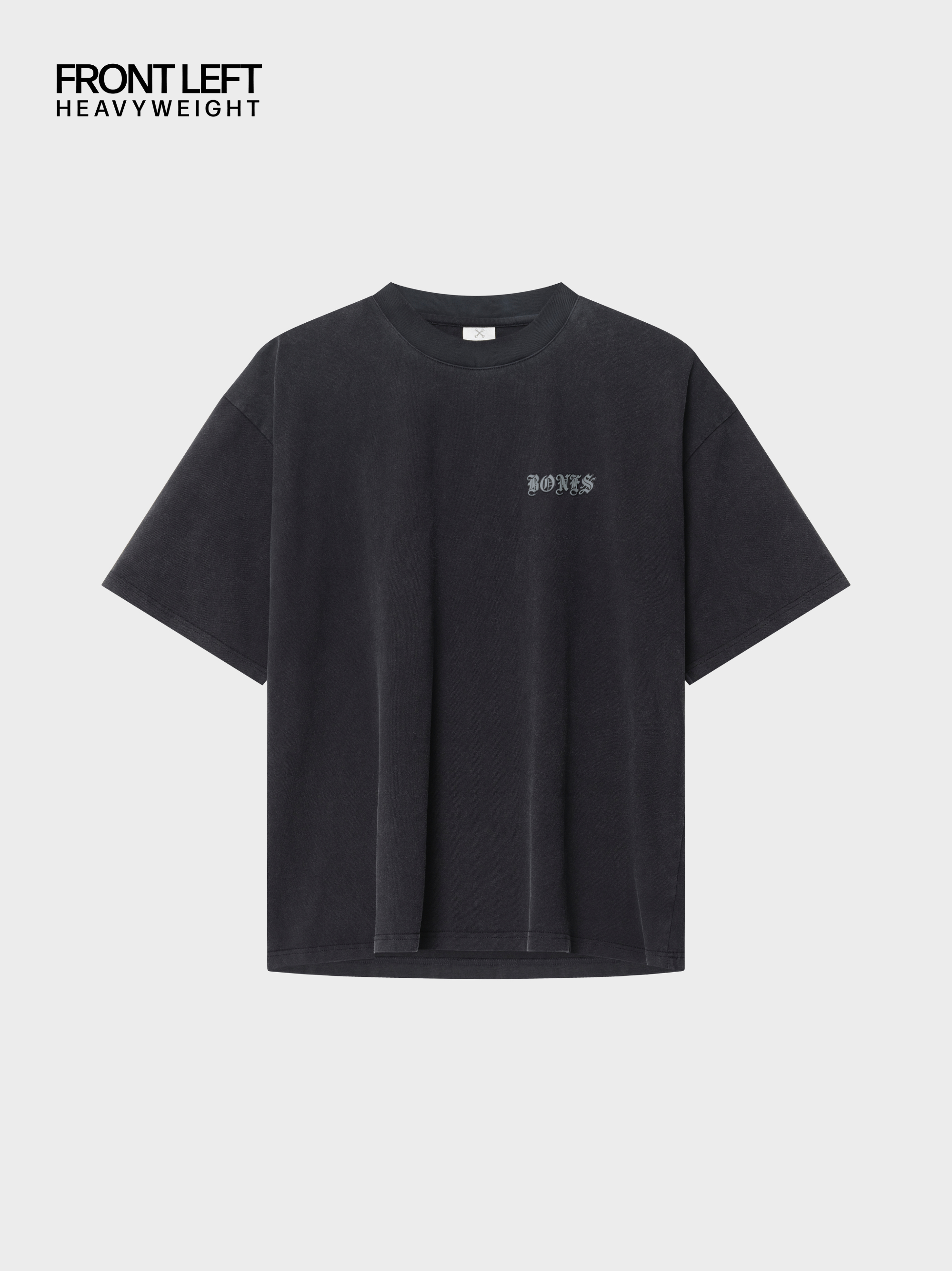 Bones Logo Tee - Washed Black main image 0
