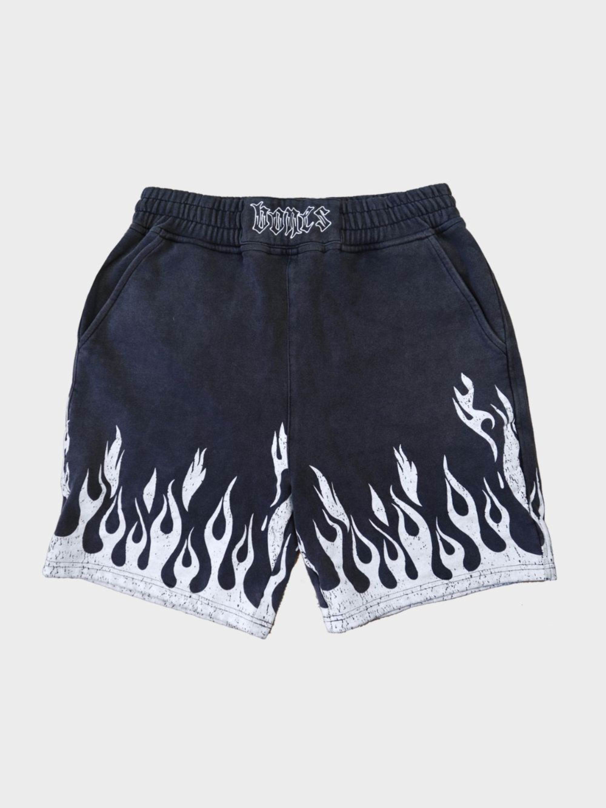 Burner Jersey Shorts - Washed Black