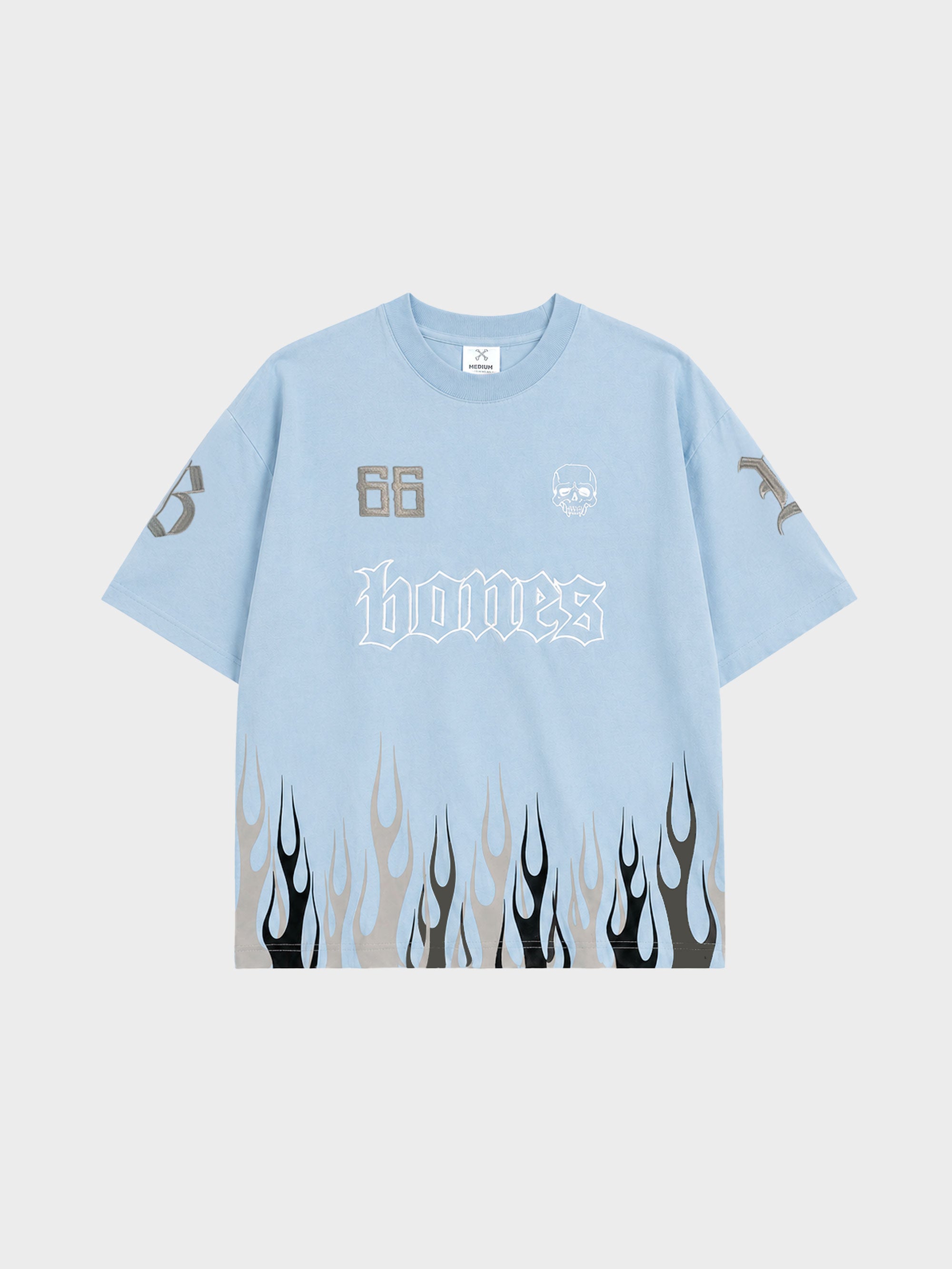 Burner Boxy Tee - Sky Blue