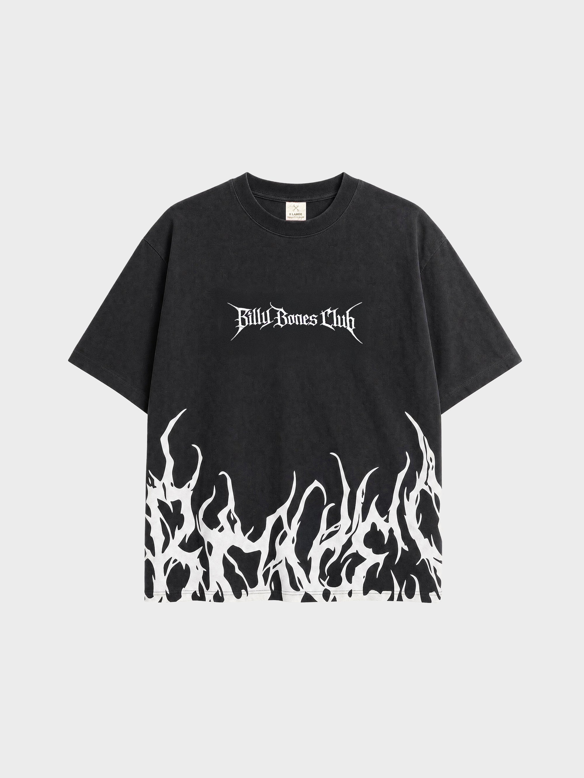 Rocker Logo Tee - Washed Black