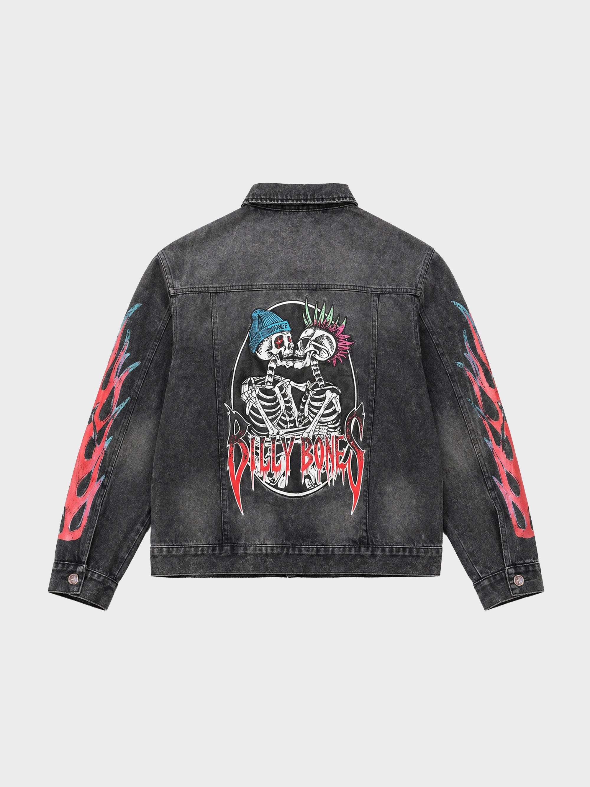 Punk Lover's Jacket - Washed Black