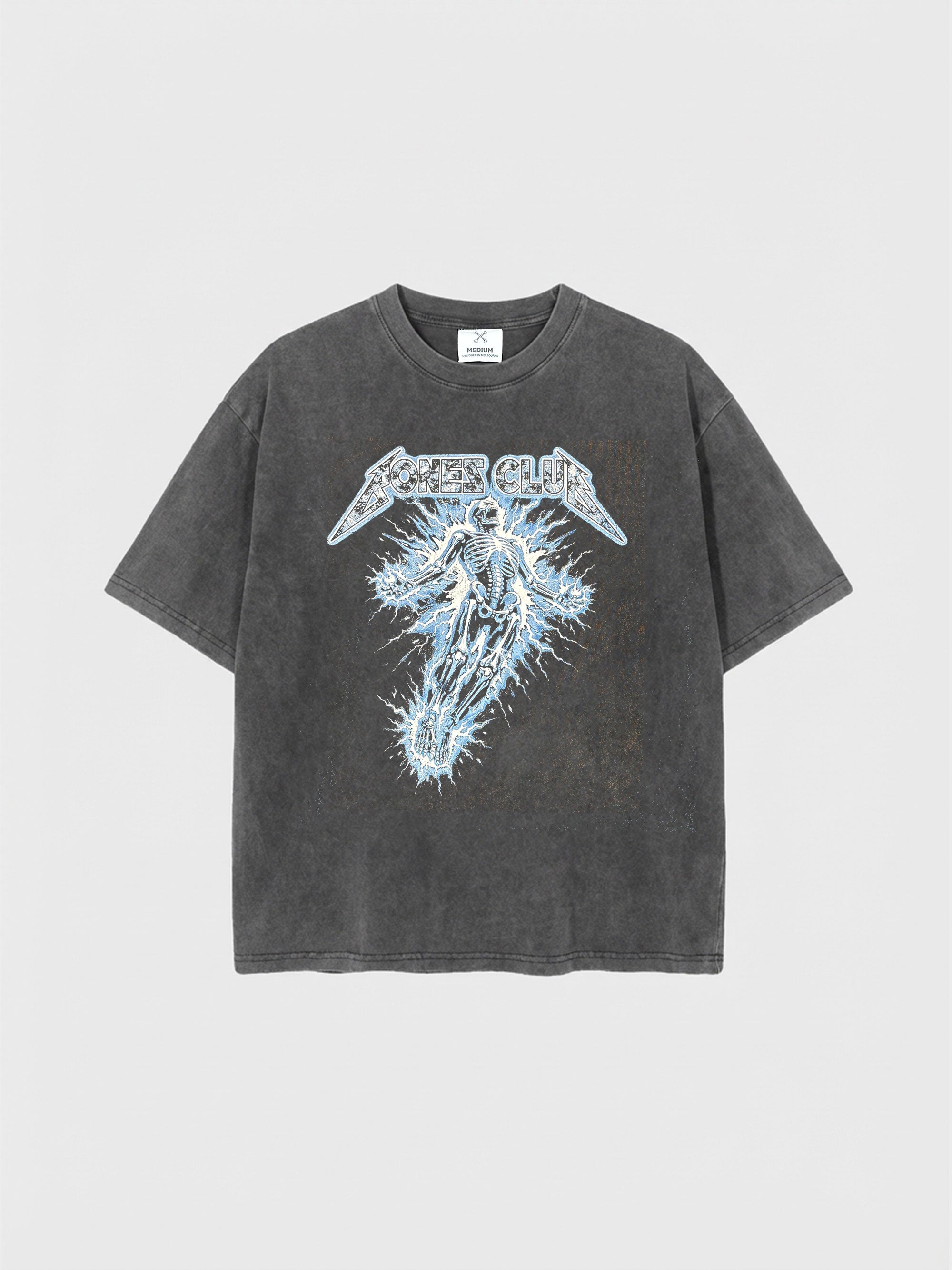 Cursed By Lighting Tee - Washed Black