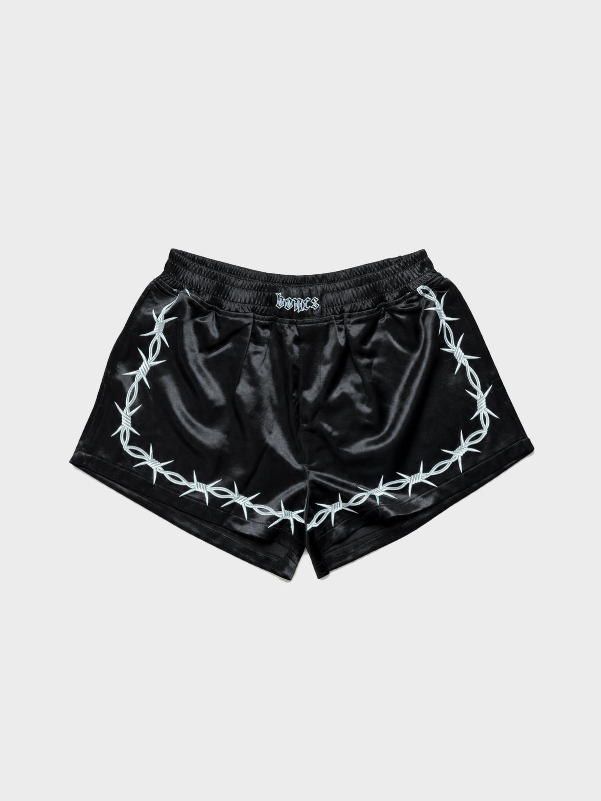 Thorn Silk Shorts - Black