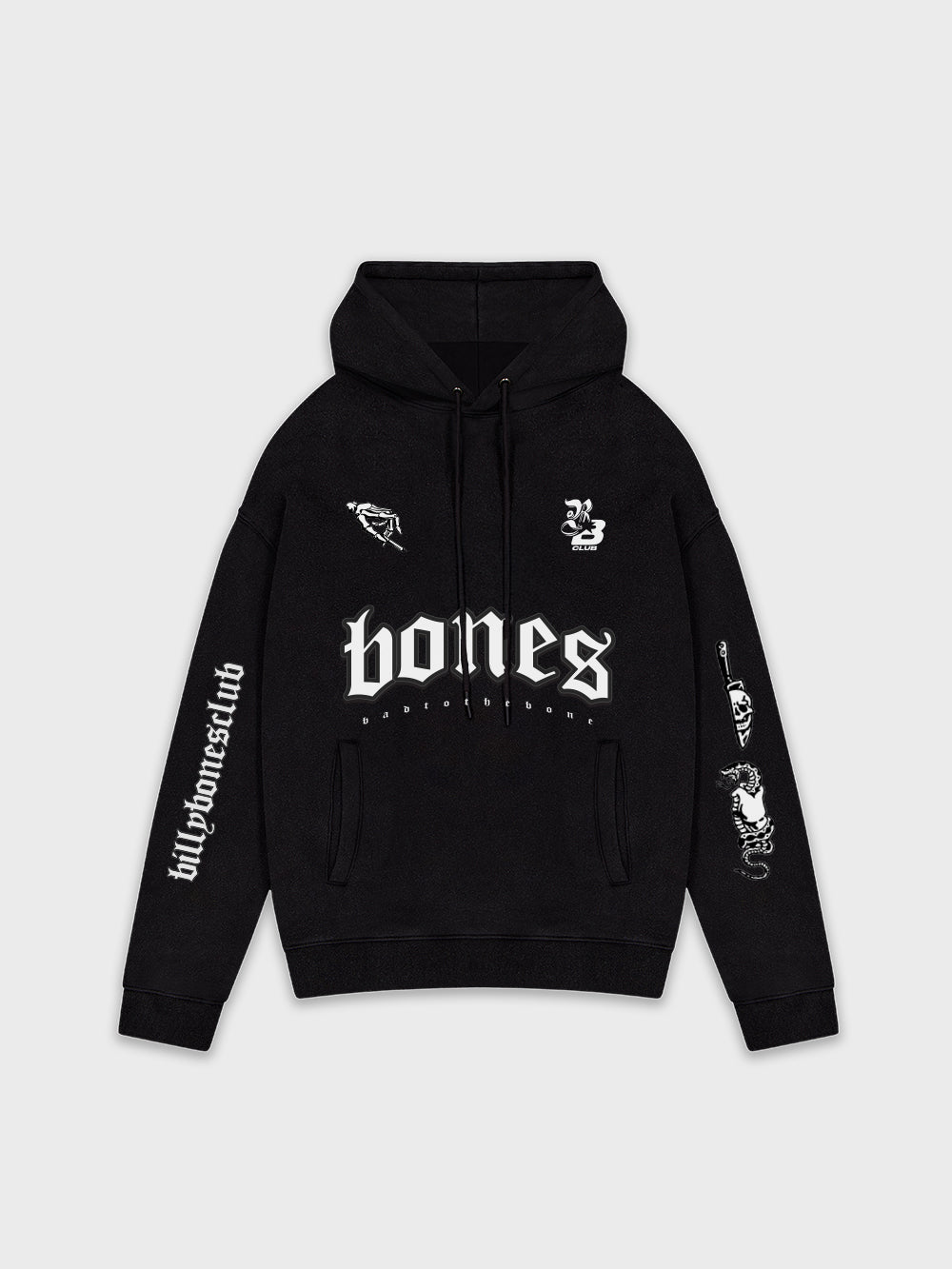 BTTB Stacker Hoodie - Acid Black