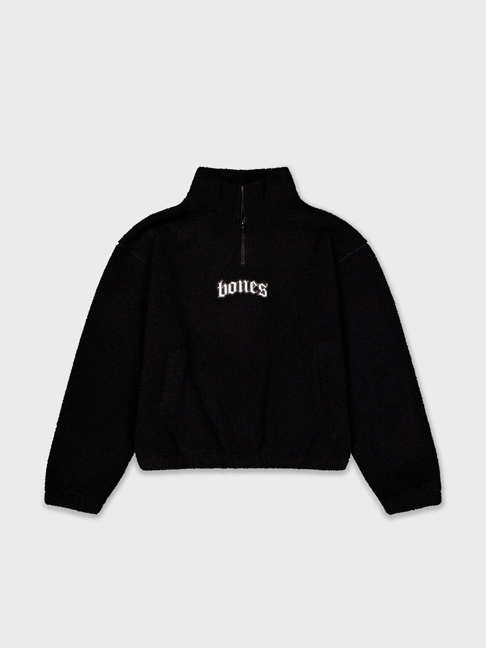 Webbed Collar Sherpa - Black