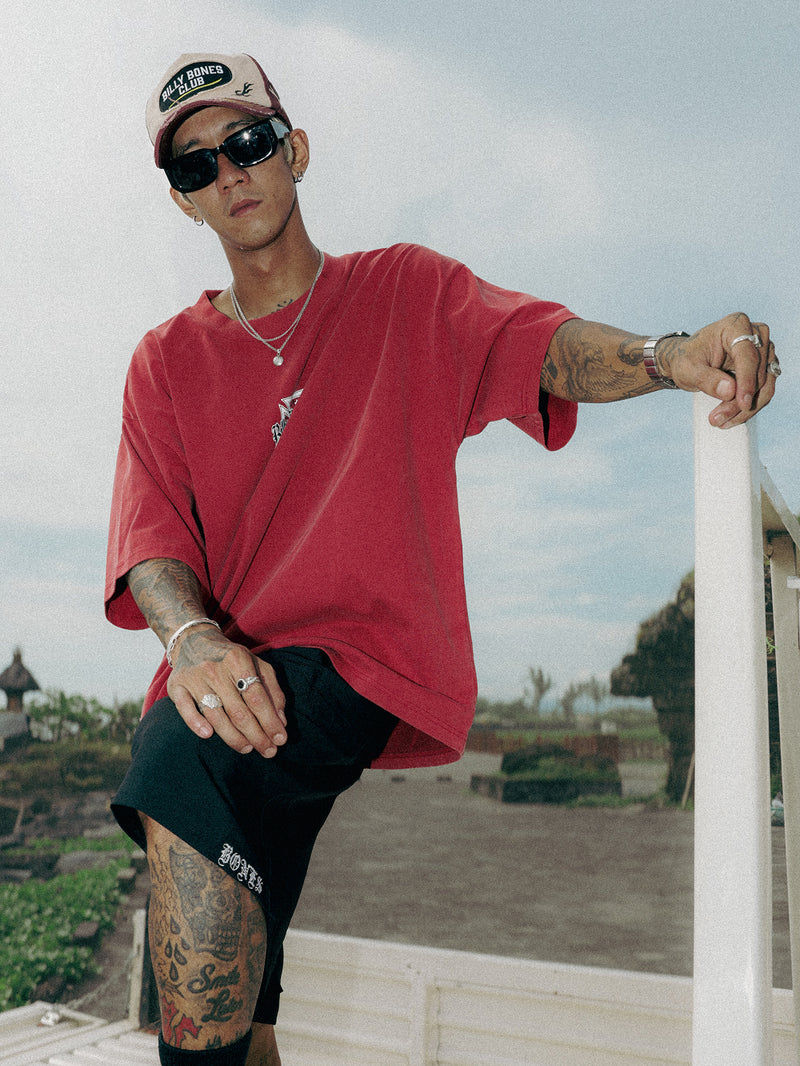 Low Rider Tee -  Washed Red