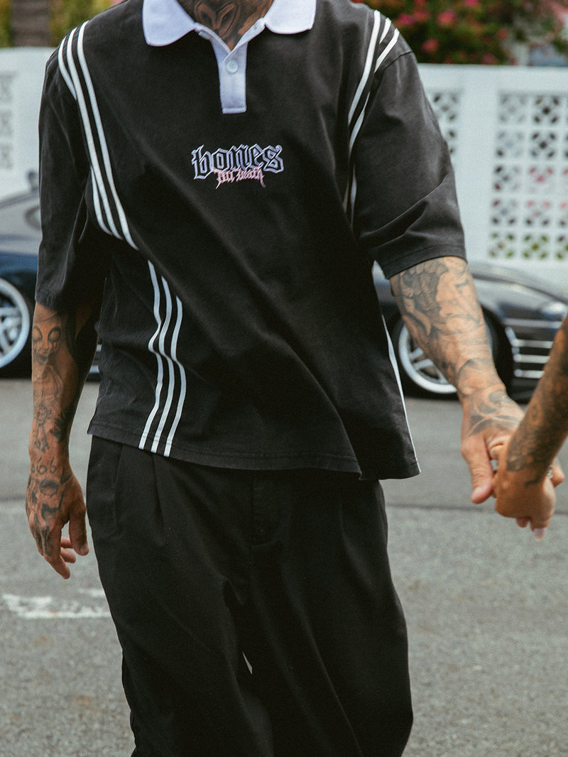 Till Death 4.0 Polo - Vintage Black