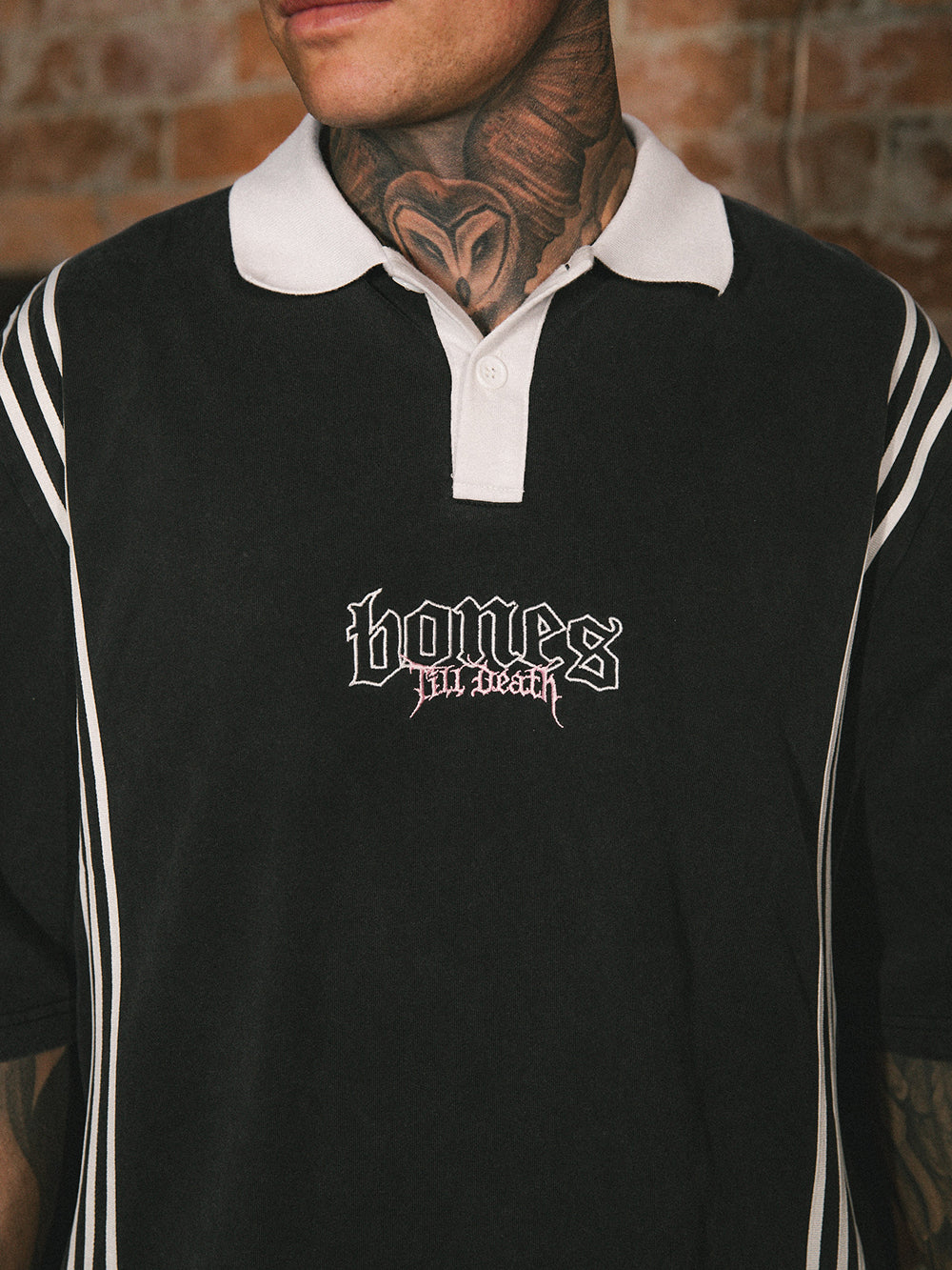 Till Death 4.0 Polo - Vintage Black