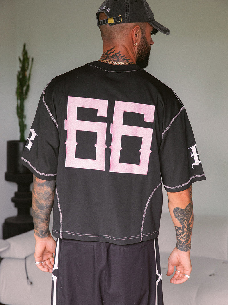 Till Death Panel Jersey - Black