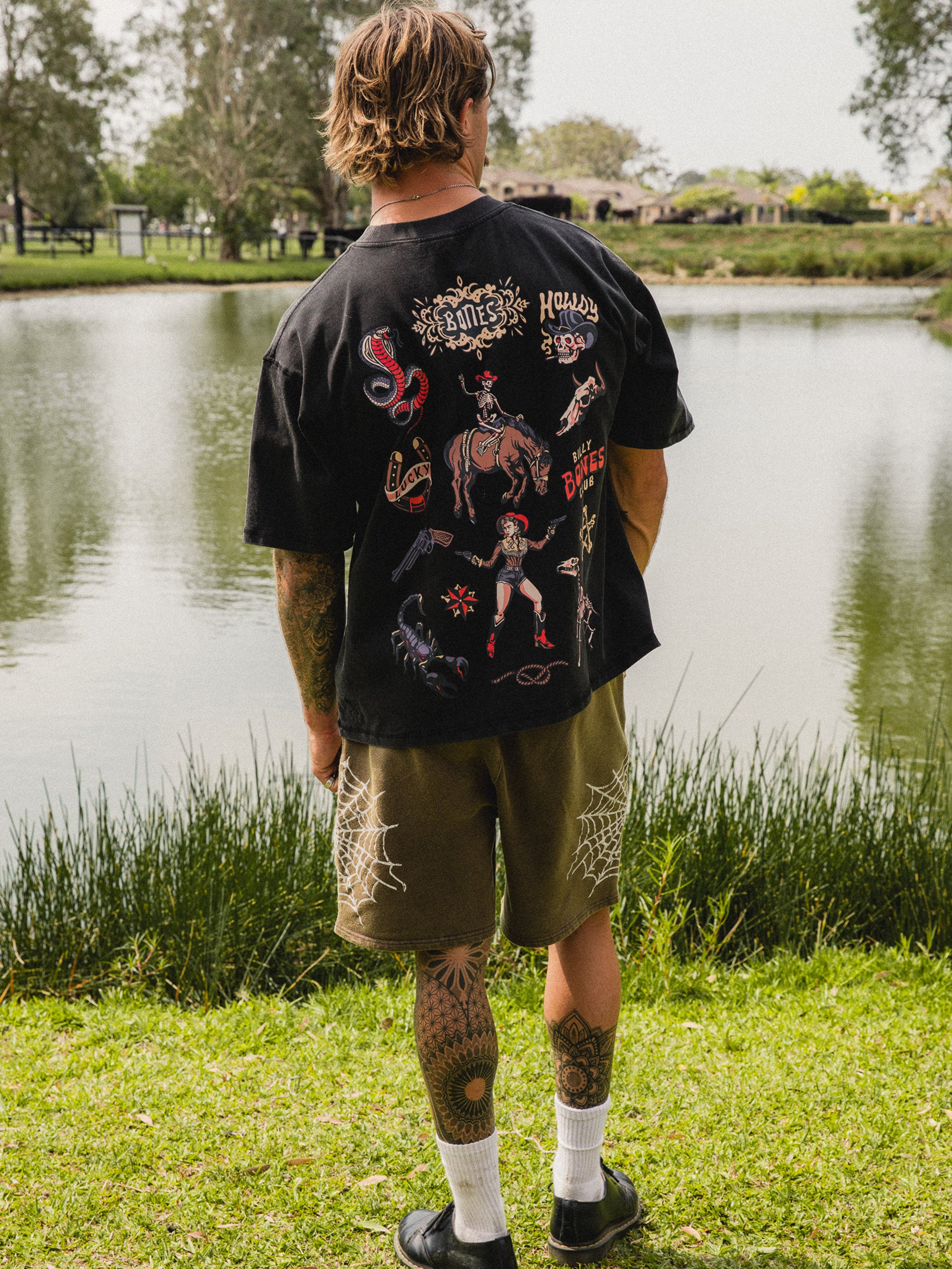 Flash Club 7.0 Tee - Washed Black