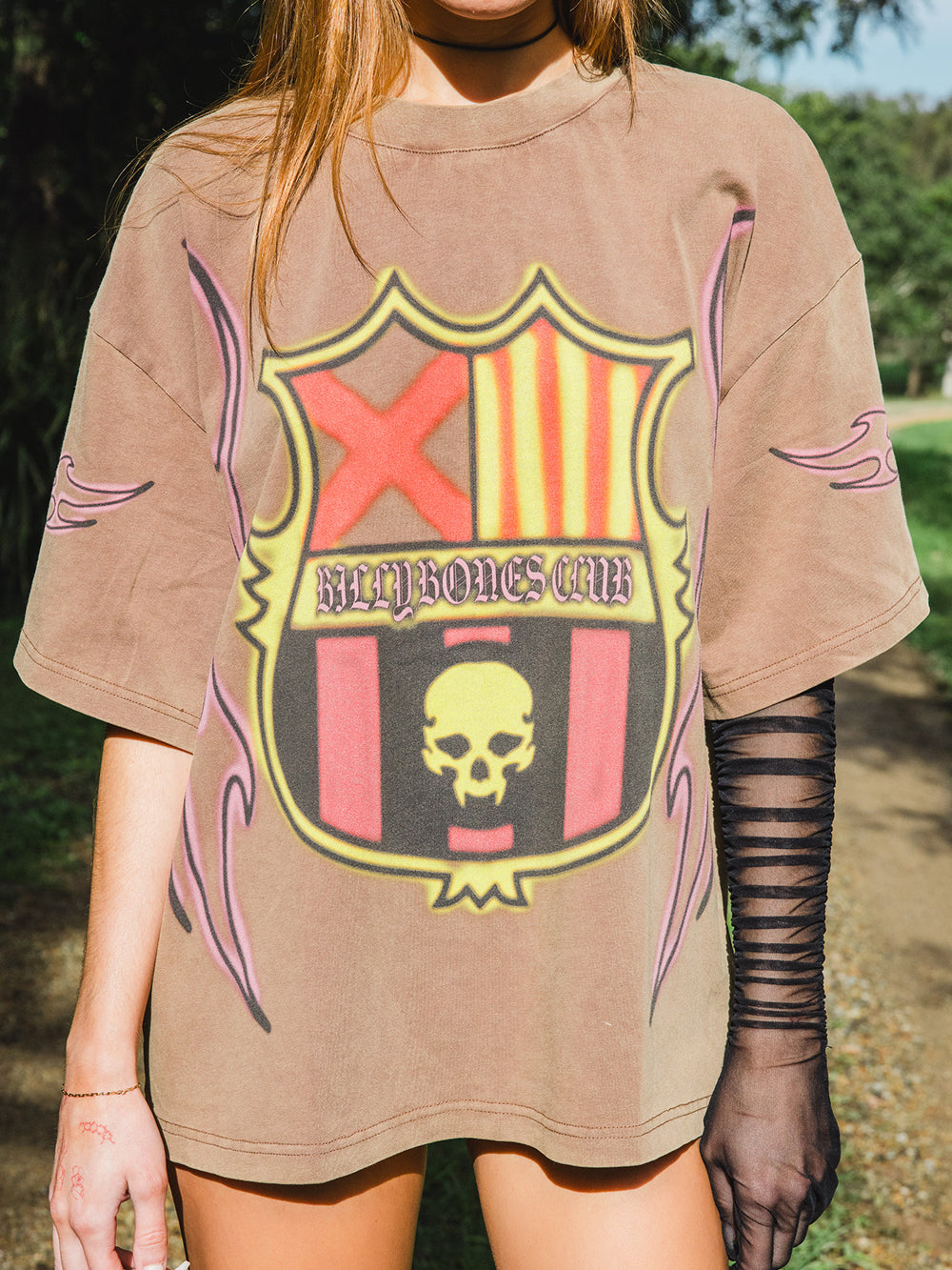 Tribal FC Tee - Washed Brown
