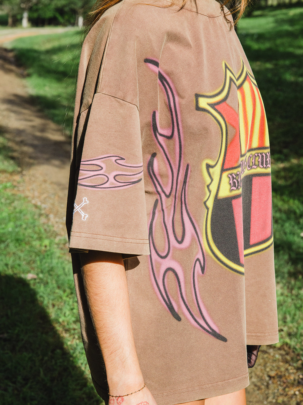 Tribal FC Tee - Washed Brown