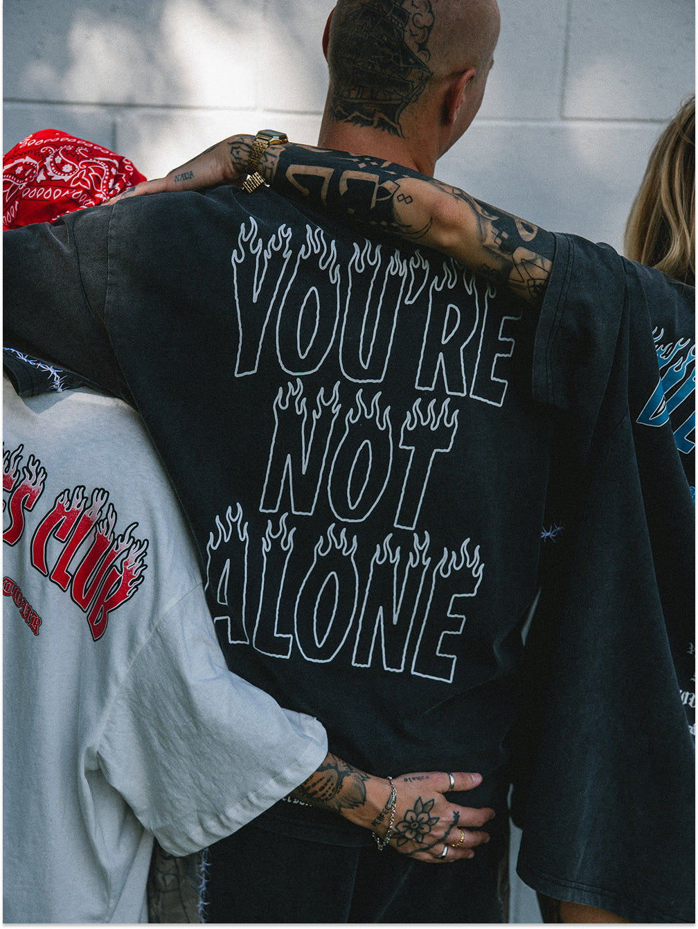 In It Together Tee - Sunfaded Black