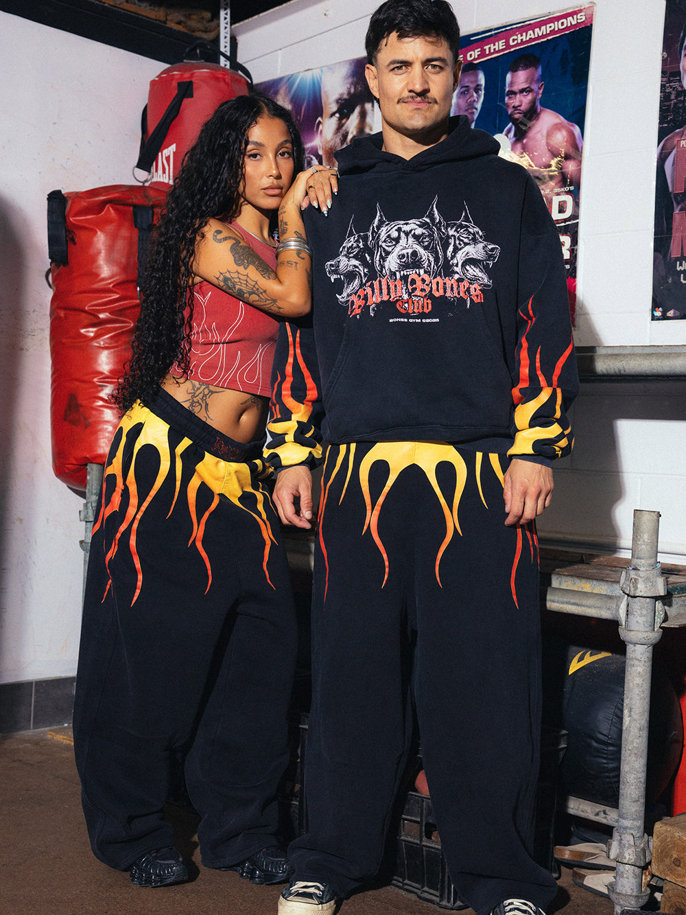 Deathlifting Burner Hoodie - Black/Flame