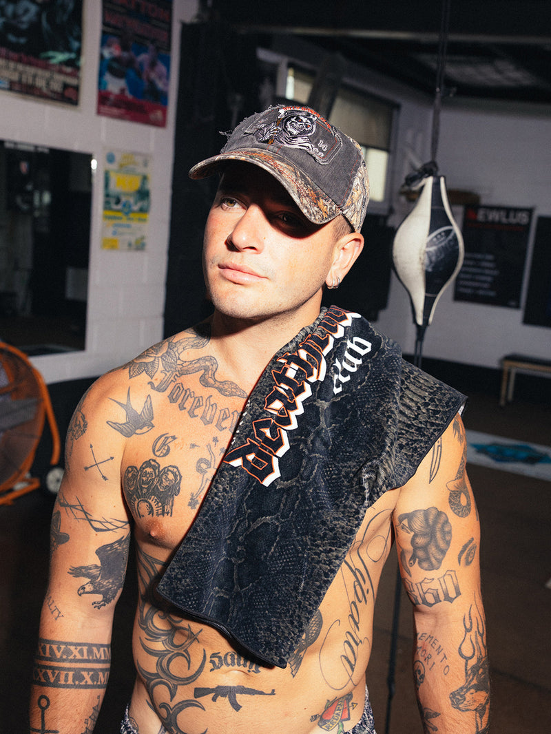 Deathlifting Gym Towel - Snake Skin
