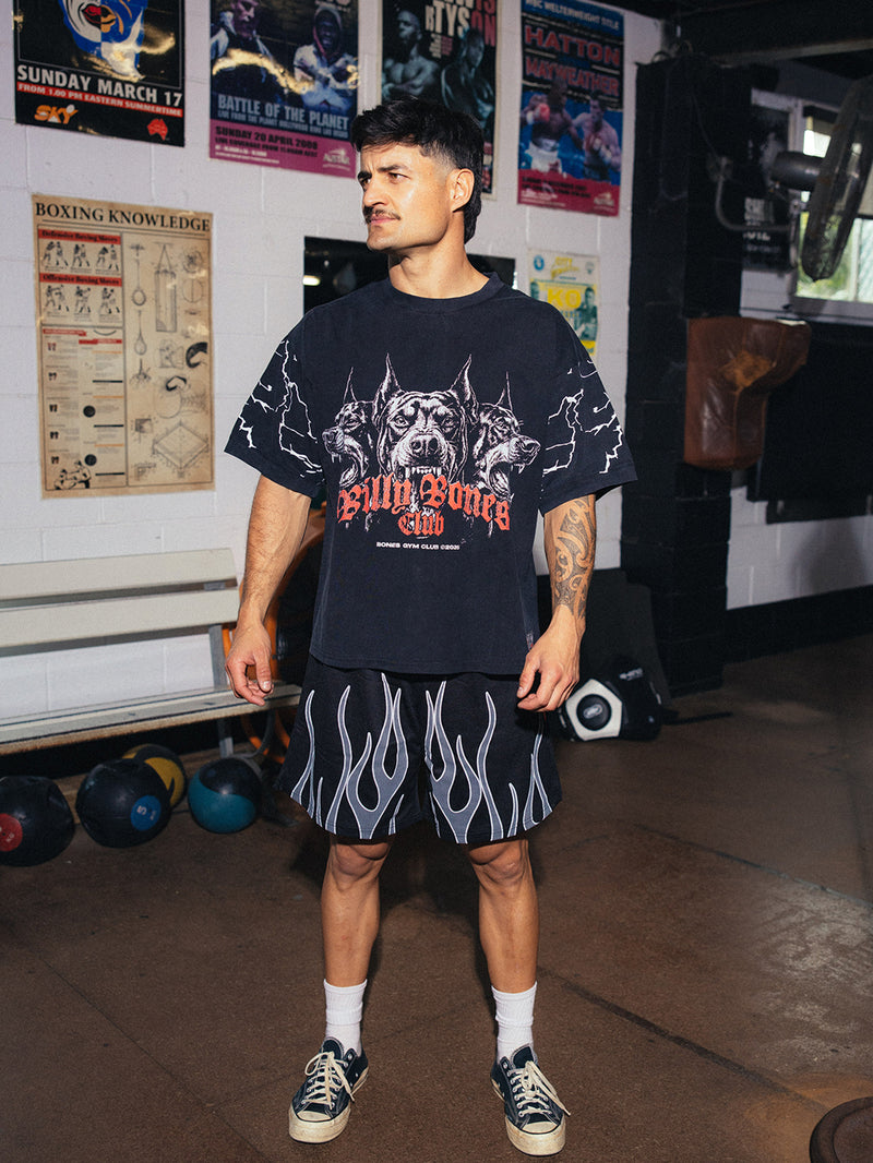 Flamed Baller Shorts - Black