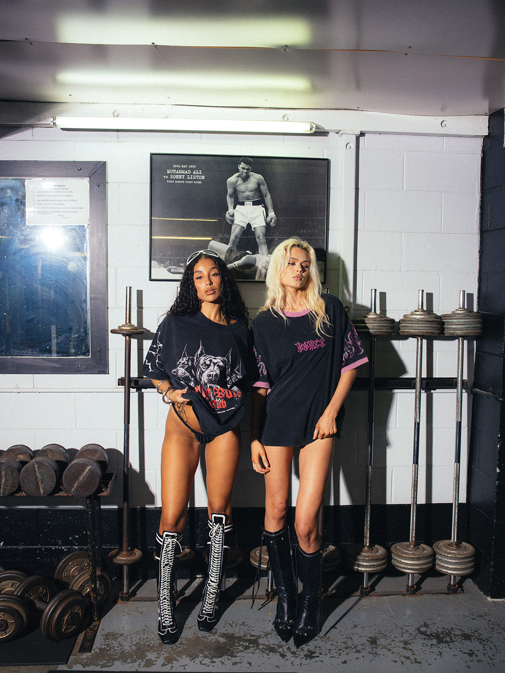 All Bark Gym Tee - Washed Black