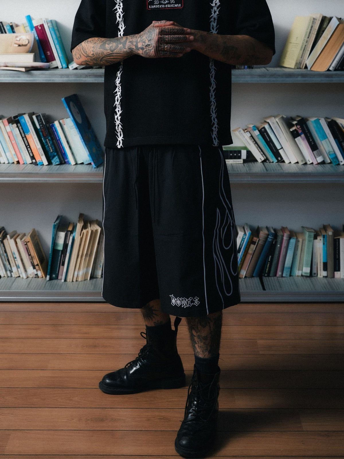 Thorn Patch Polo - Vintage Black