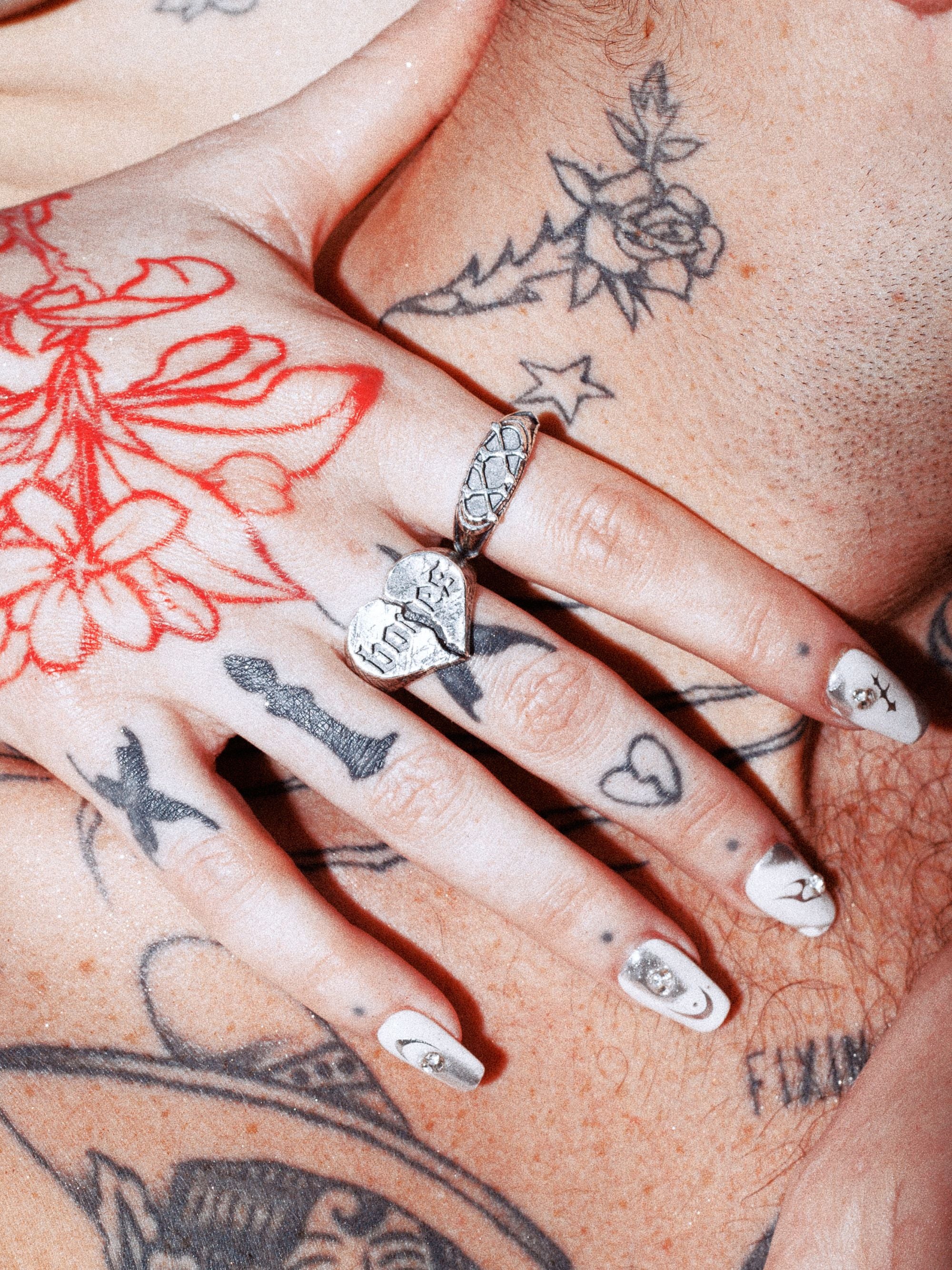 Broken Heart Ring - 925 Silver