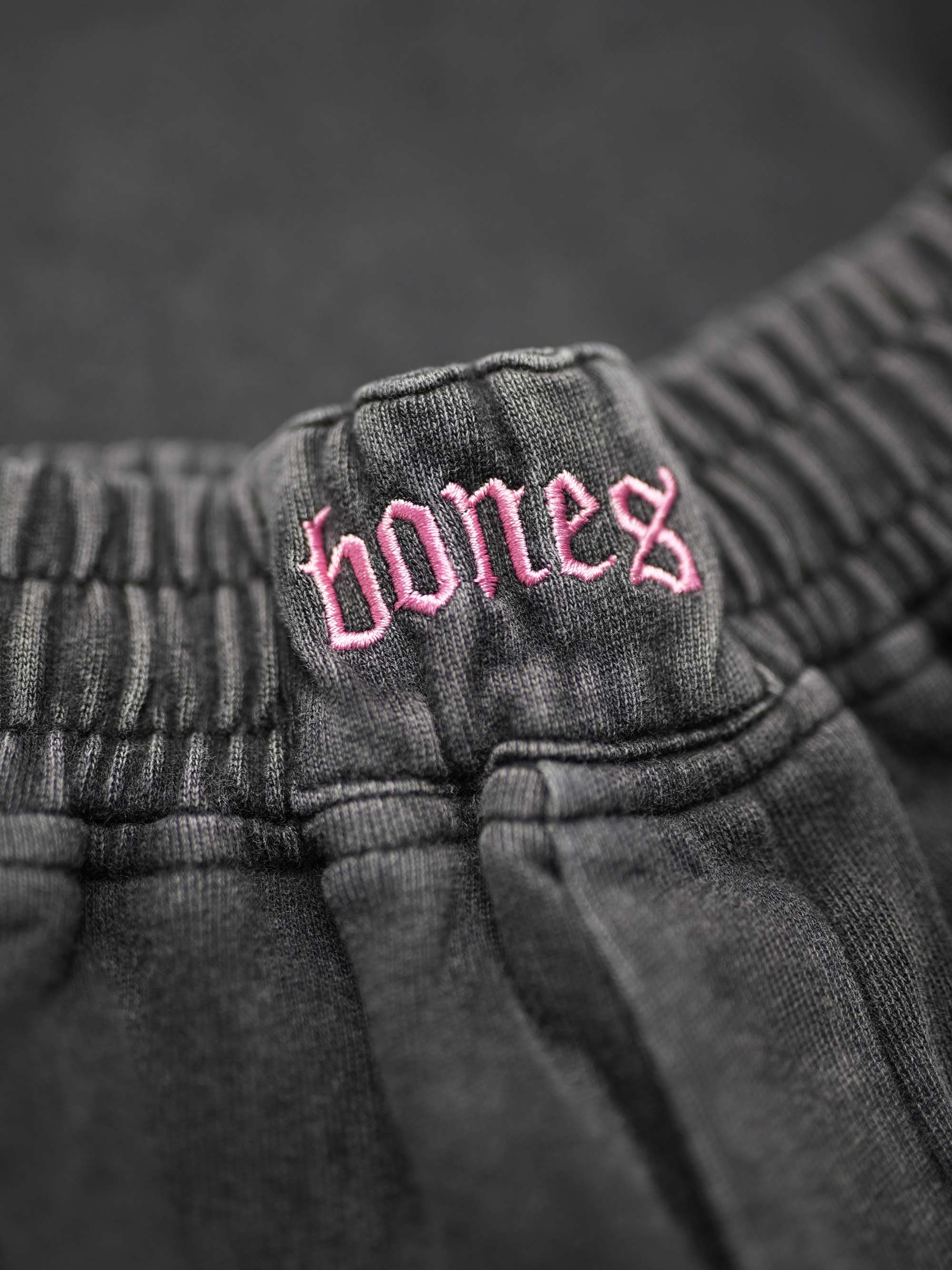 Saloon Booty Burners - Washed Black/Pink