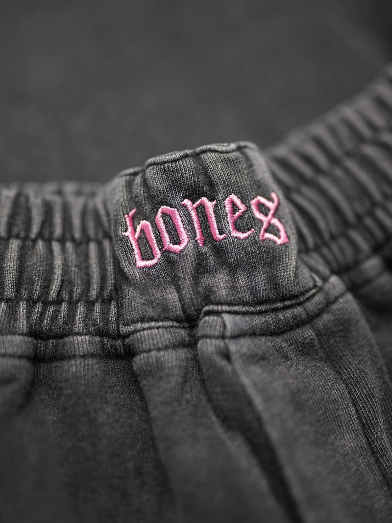 Saloon Booty Burners - Washed Black/Pink