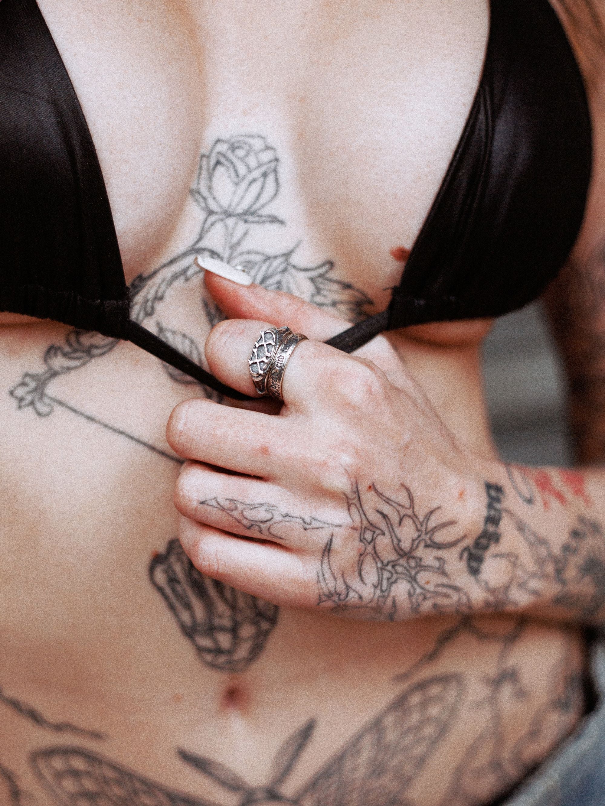 Dead End Lovers Band Ring - 925 Silver