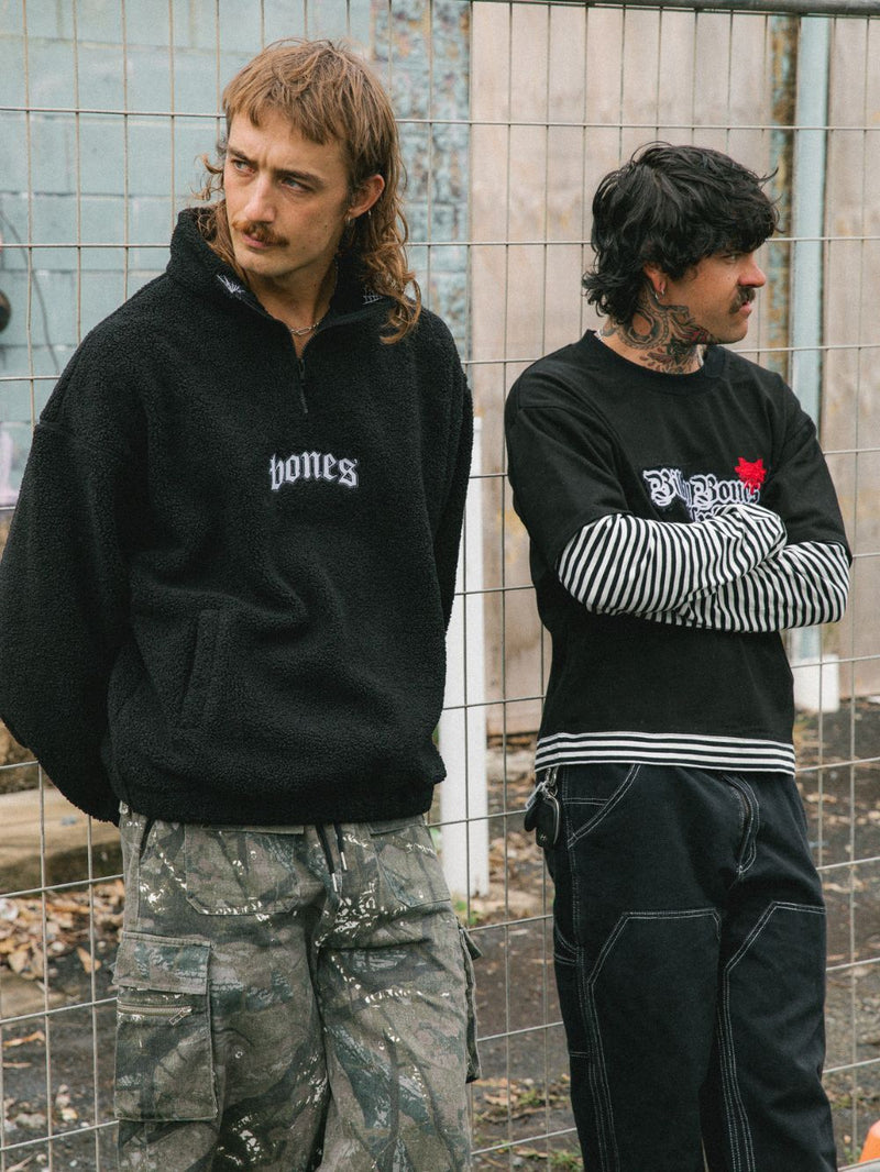 Dropout Layered Tee - Black/Stripe