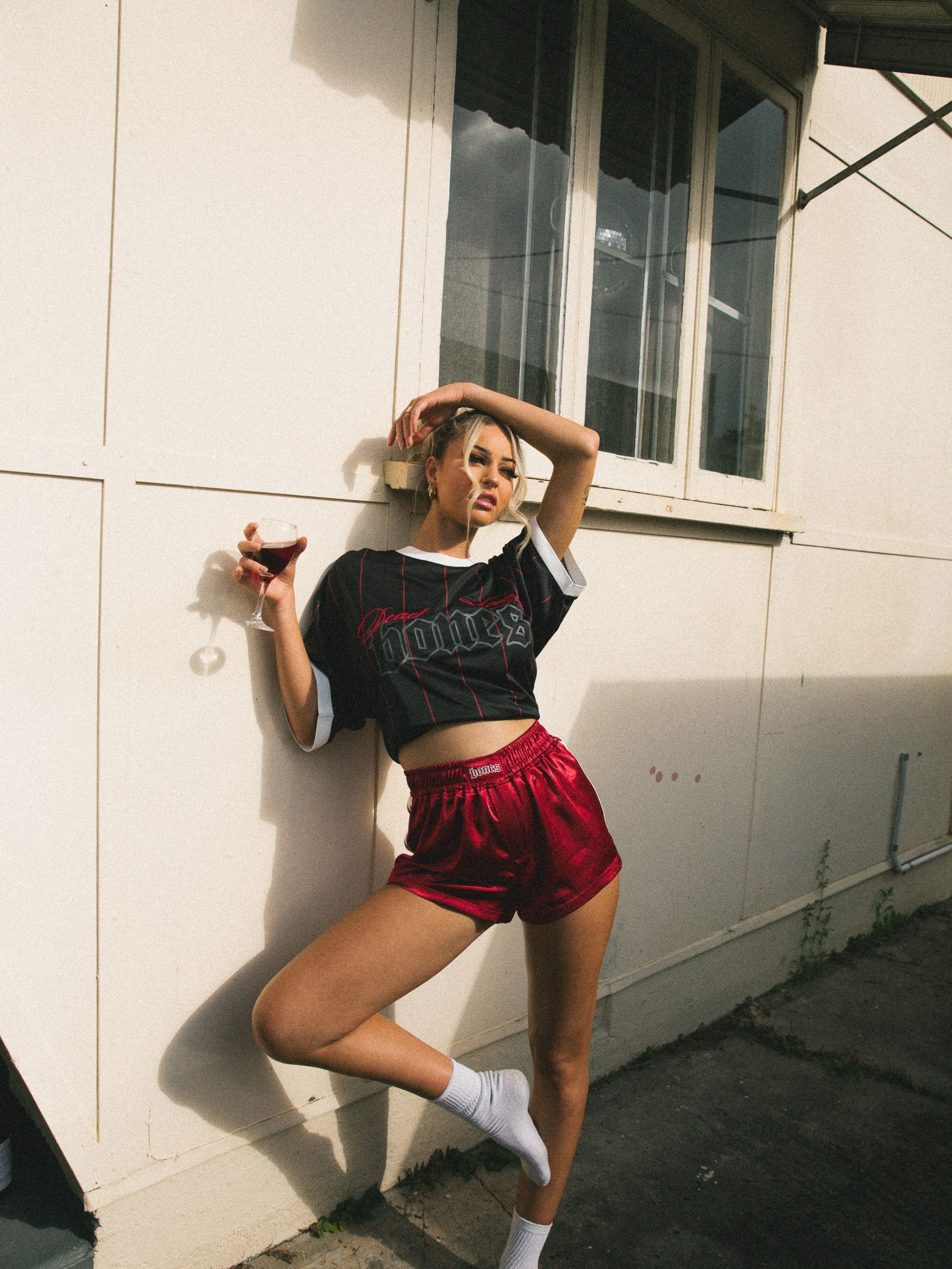 Dead End Pinstripe Jersey - Black