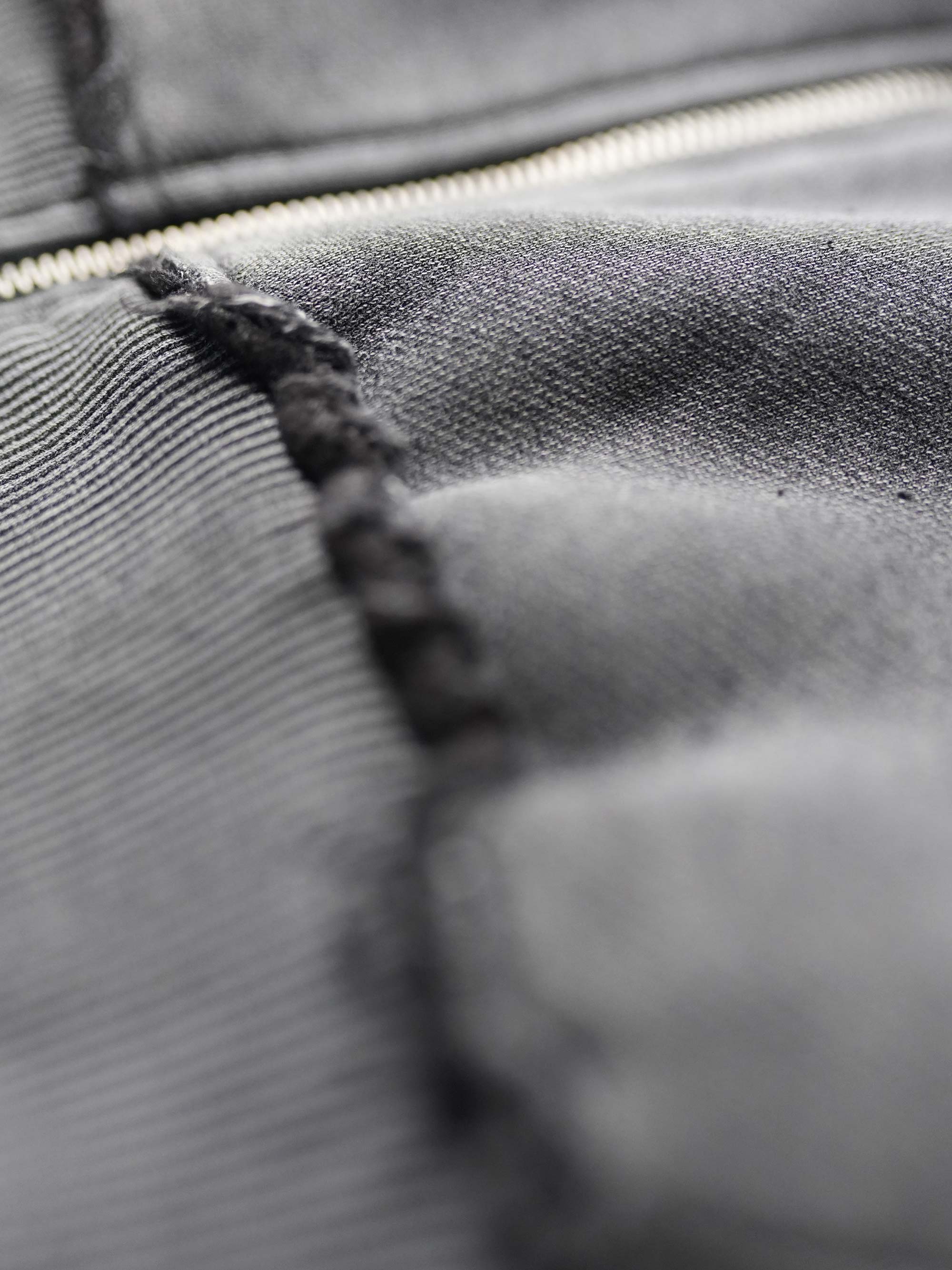 Bones Club Zip Hoodie - Washed Black