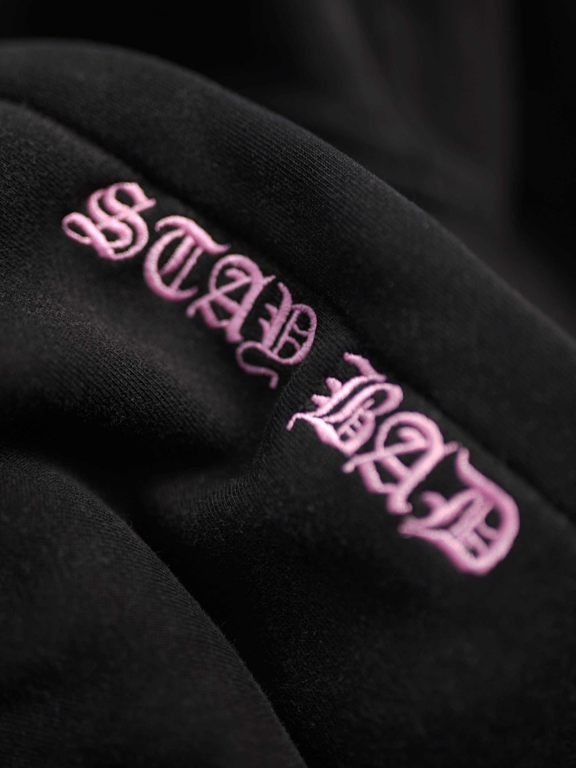 Bones Club Hoodie - Black/Pink