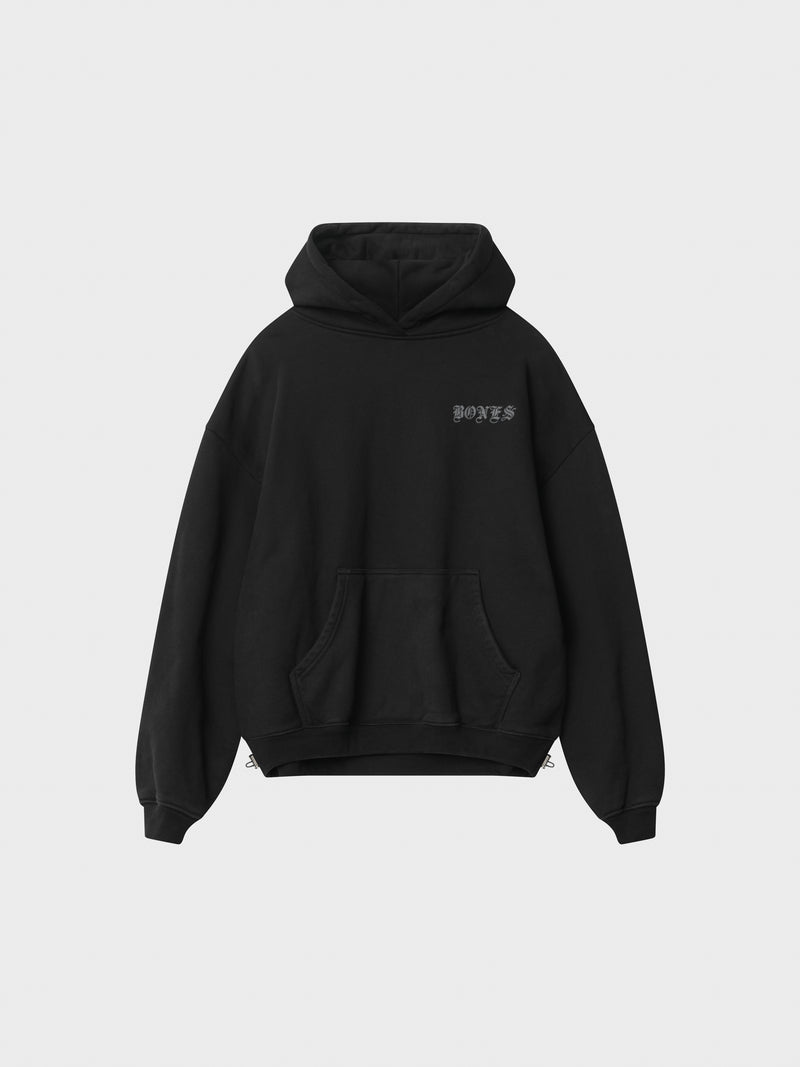 Front Left Hoodie - Vintage Black