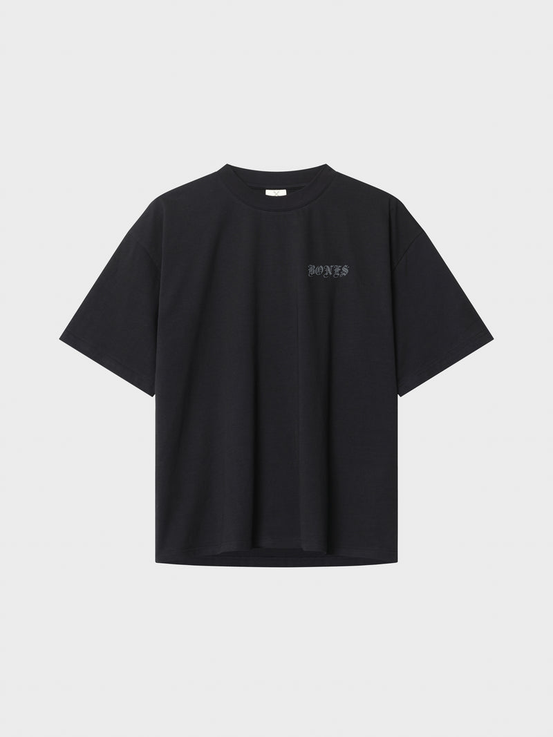 Front Left Box Tee - Vintage Black