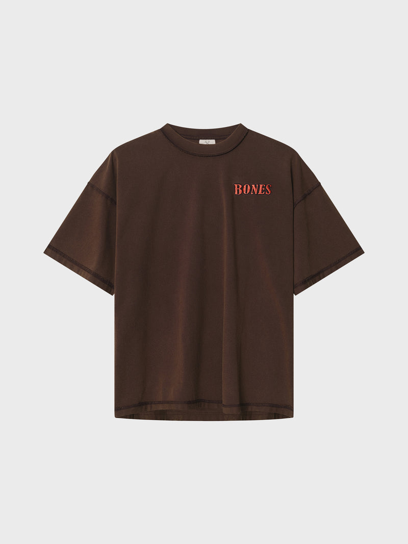 Bones Rodeo Tee - Brown