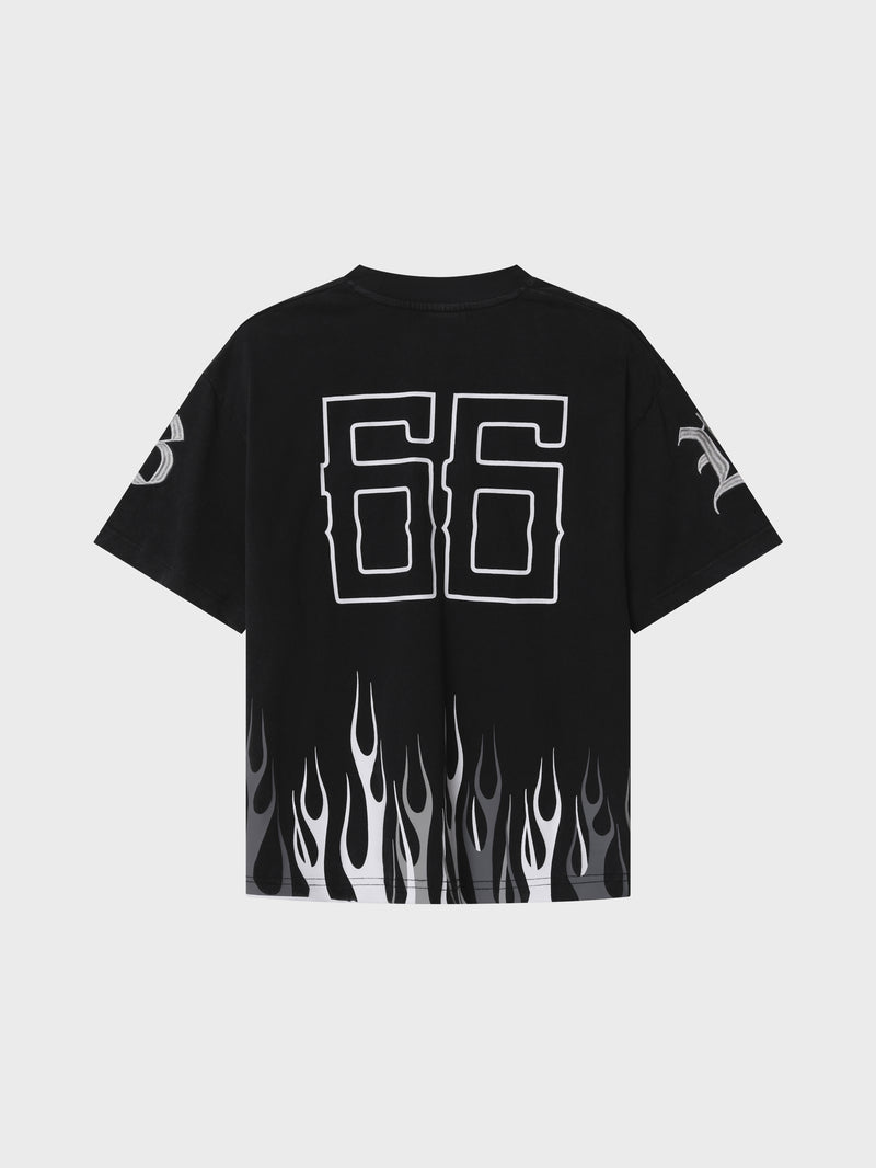 Burner Boxy Tee - Vintage Black