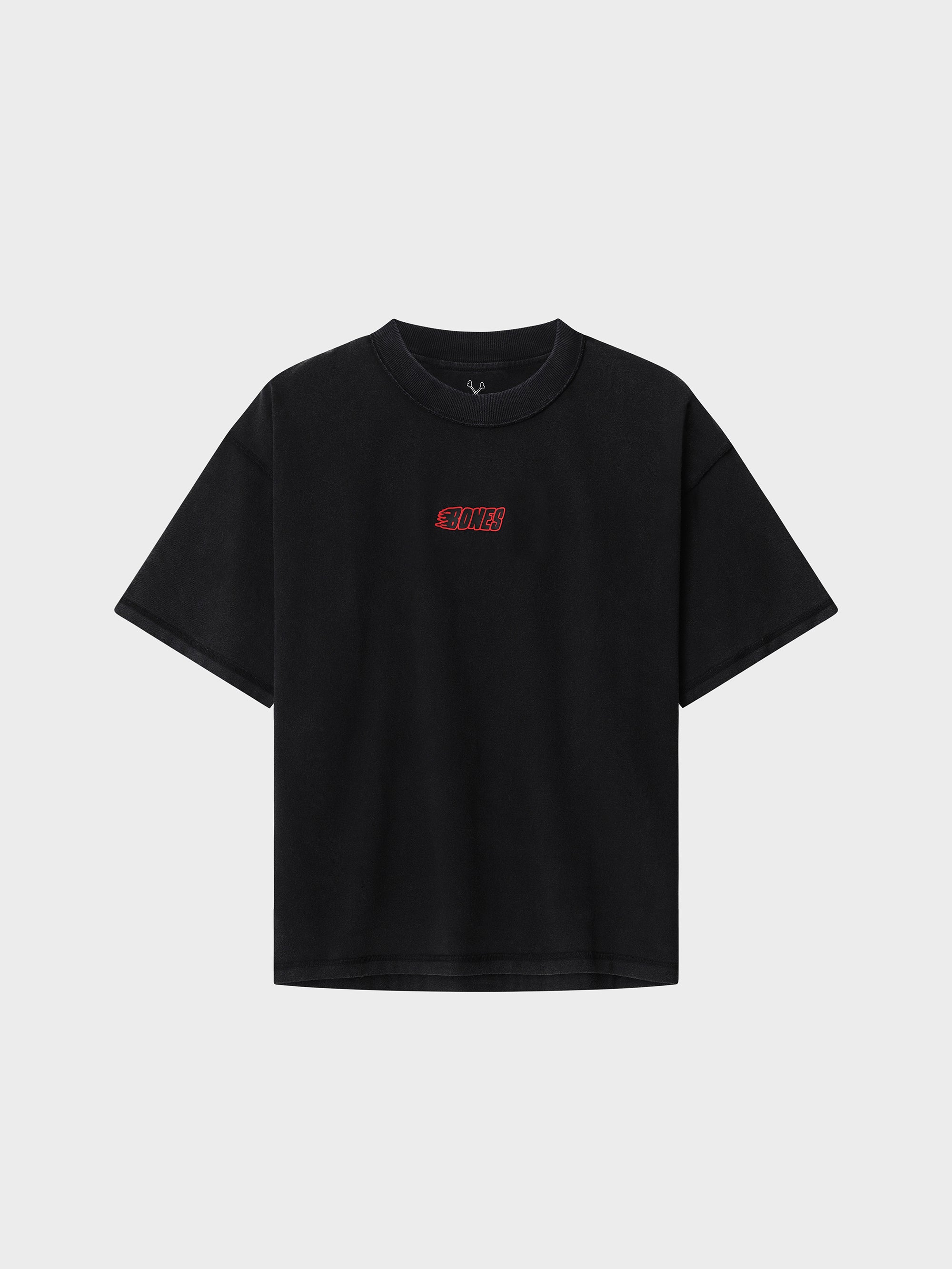 Flaming Bones Inverse Tee - Vintage Black