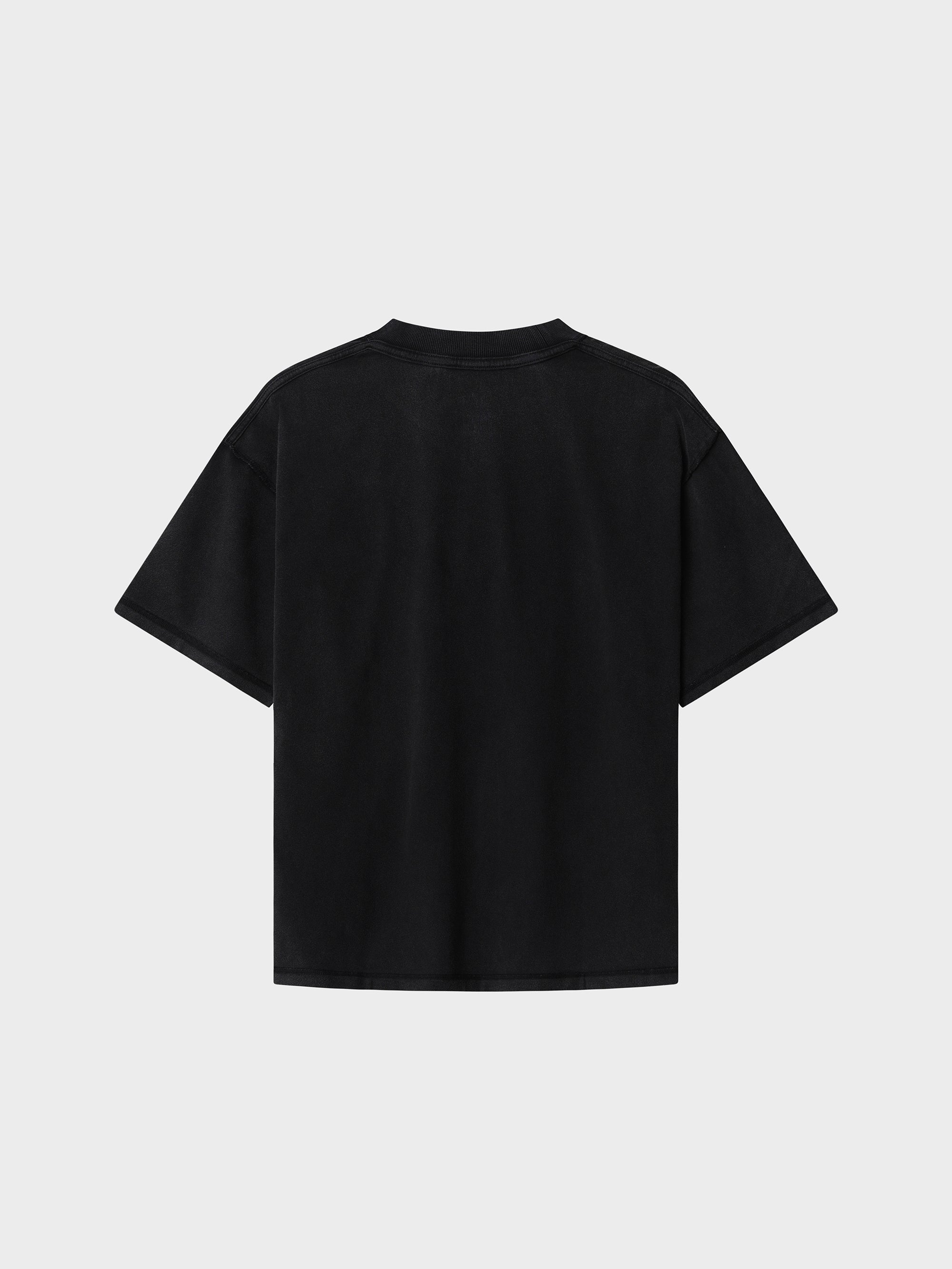 Flaming Bones Inverse Tee - Vintage Black