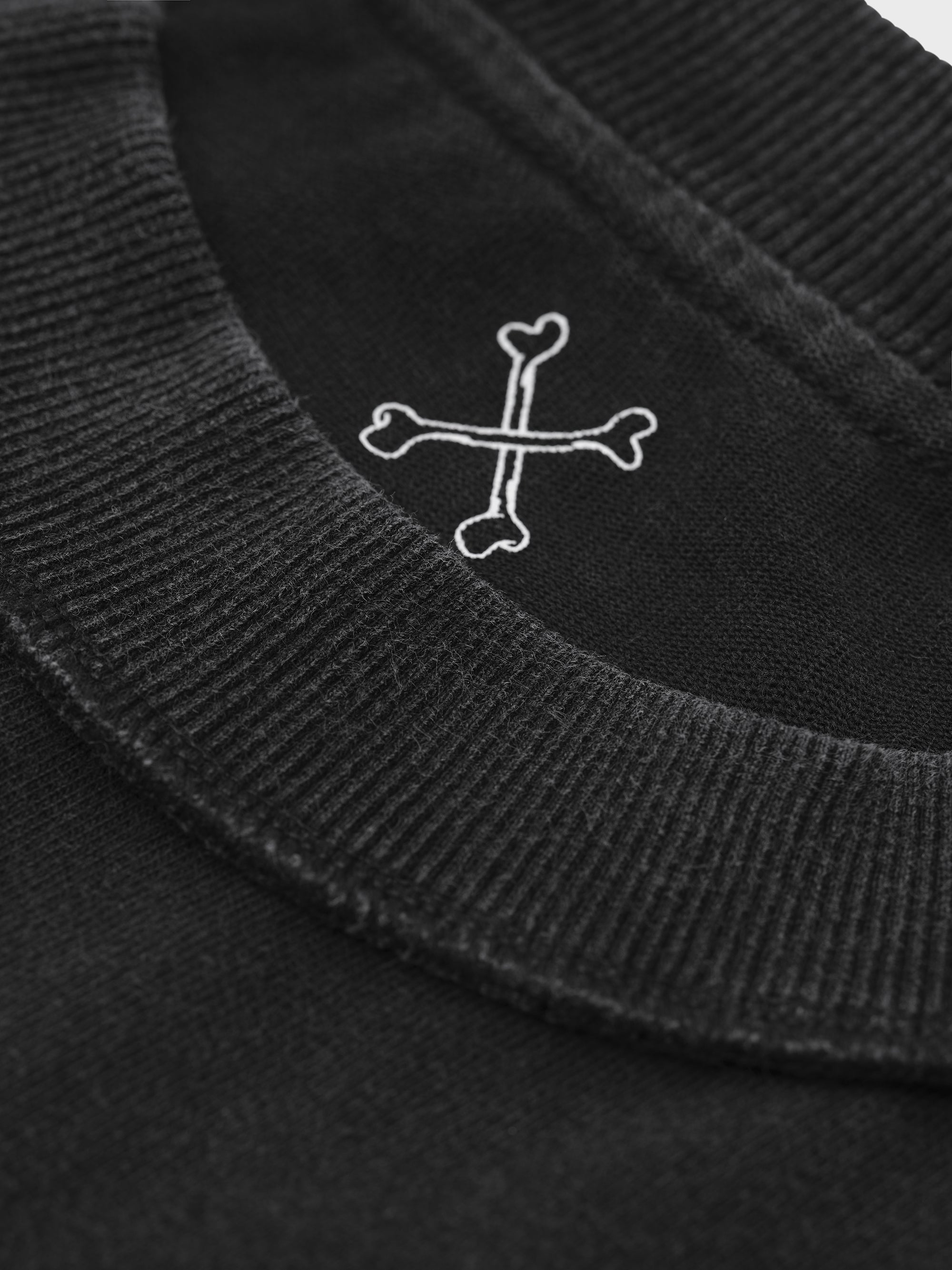 Flaming Bones Inverse Tee - Vintage Black