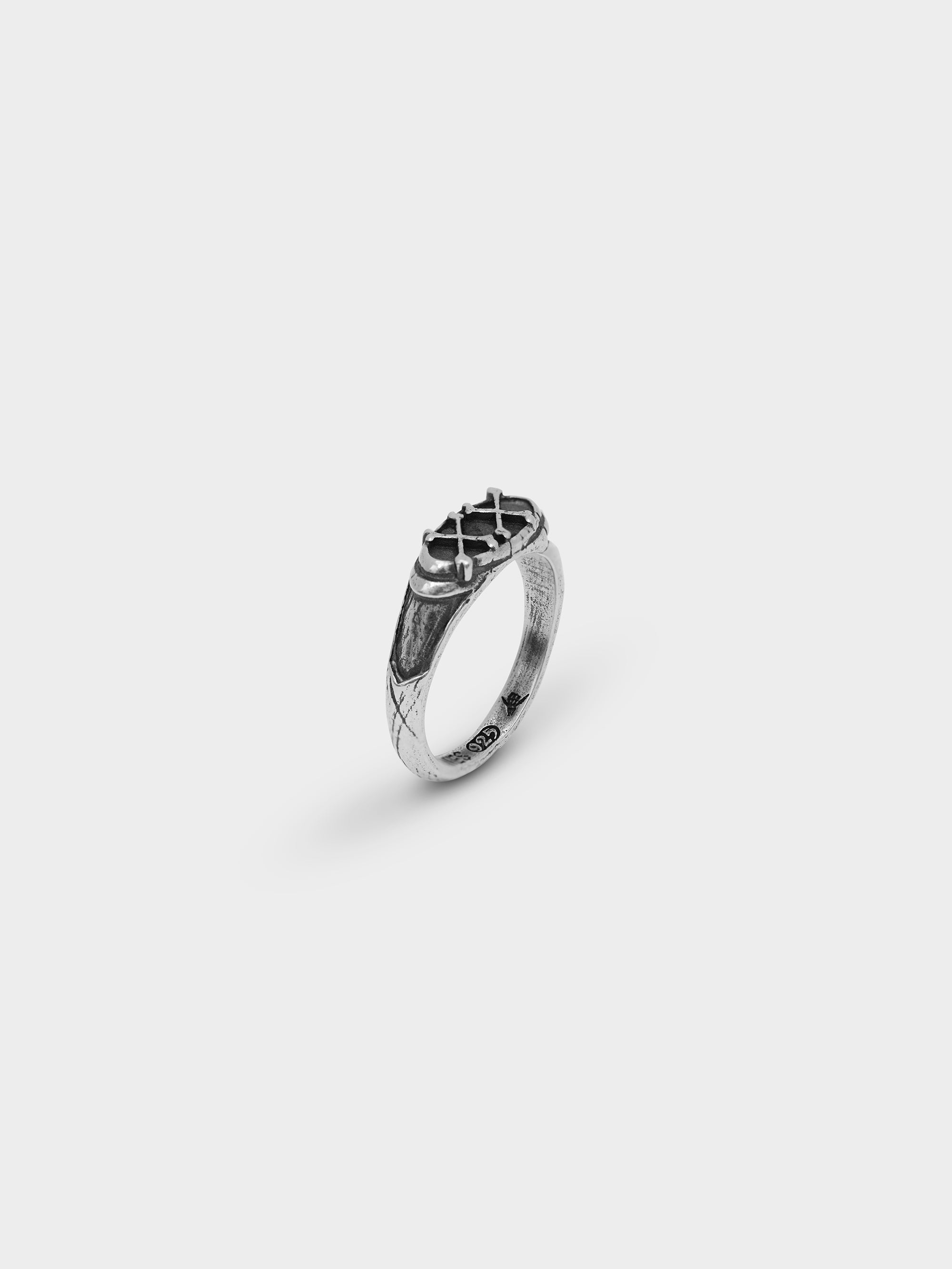 Bones Classic Signet Ring - 925 Silver