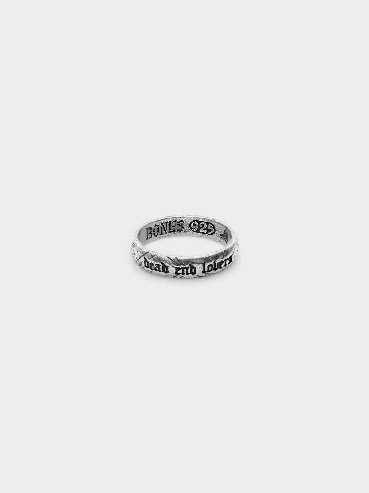 Dead End Lovers Band Ring - 925 Silver | Billy Bones Club