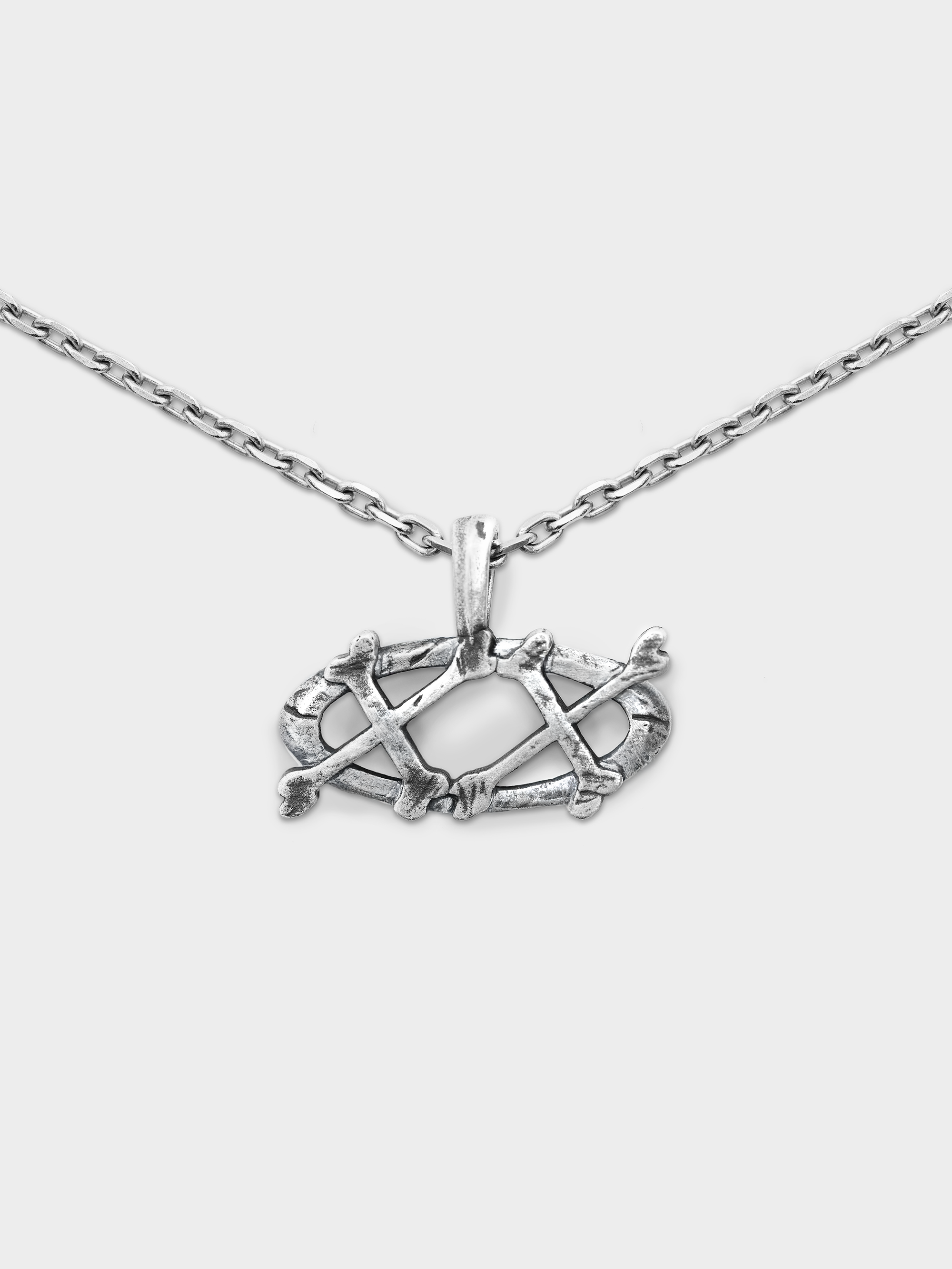 Bones Classic Necklace - 925 Silver