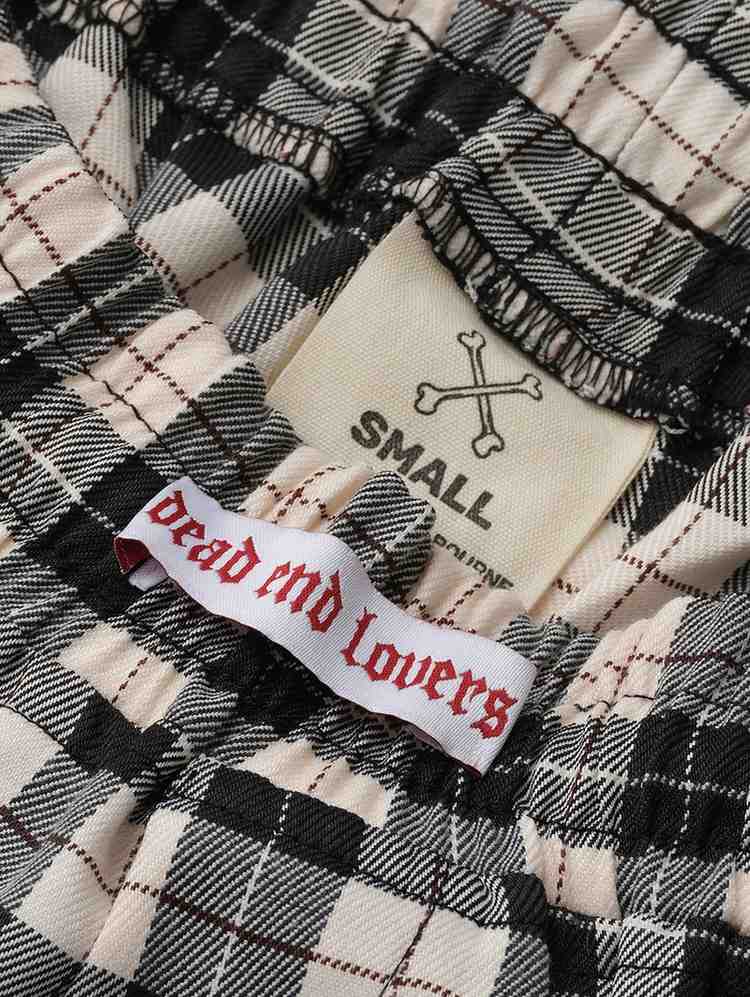 Dead End Check Boxer Shorts - Grey