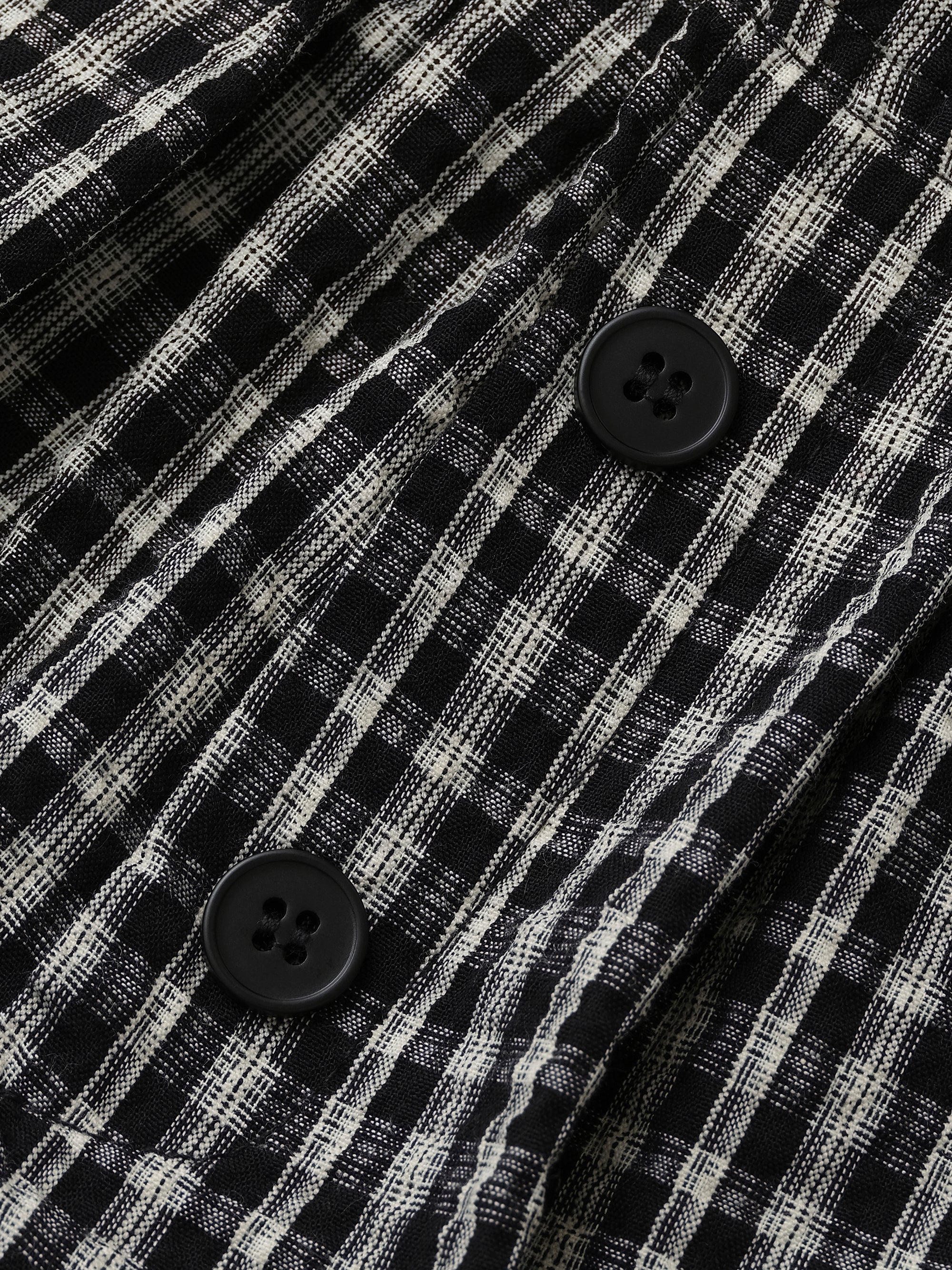 Dead End Check Boxer Shorts - Black