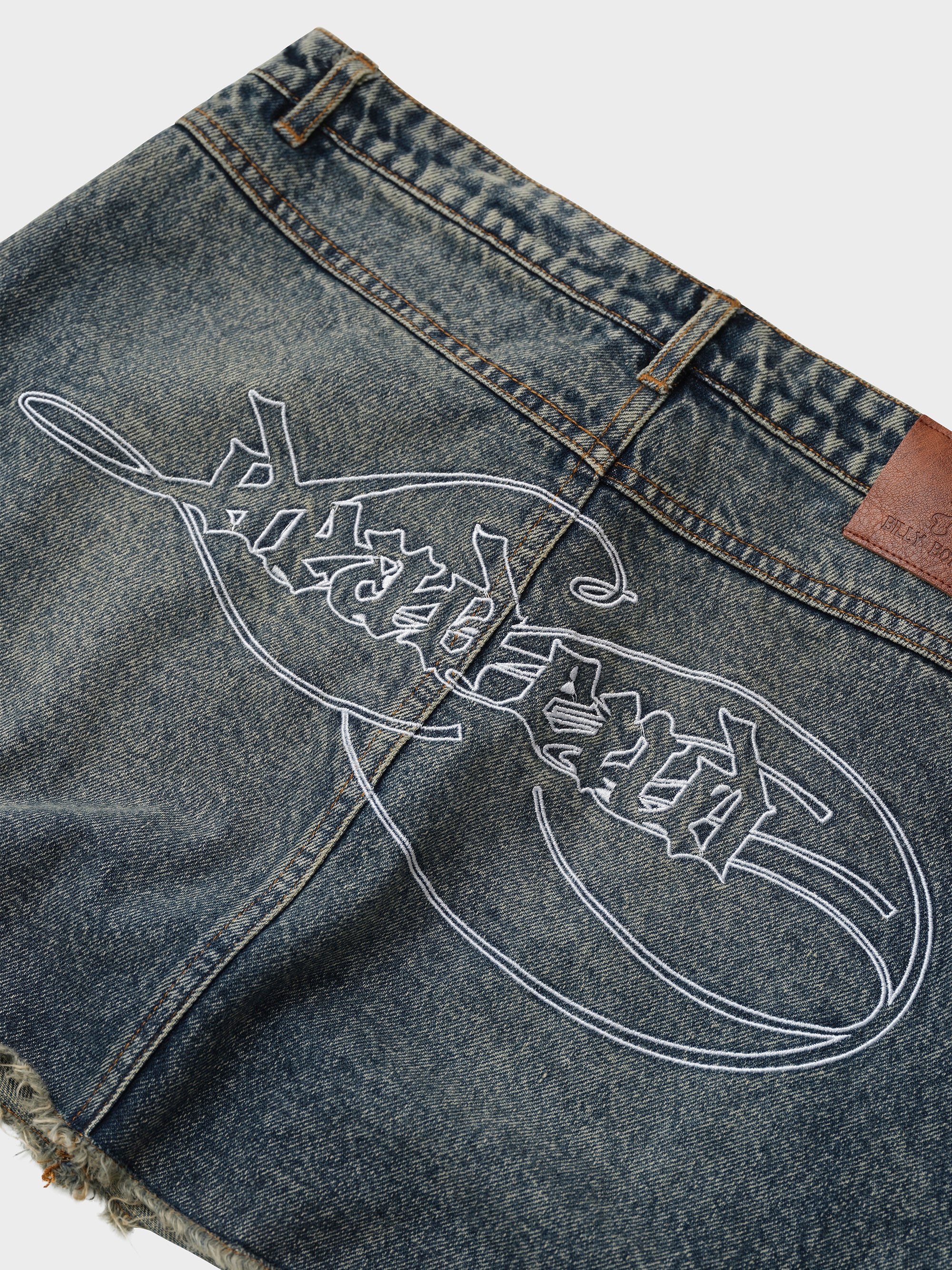 Dead End Skirt - Washed Denim