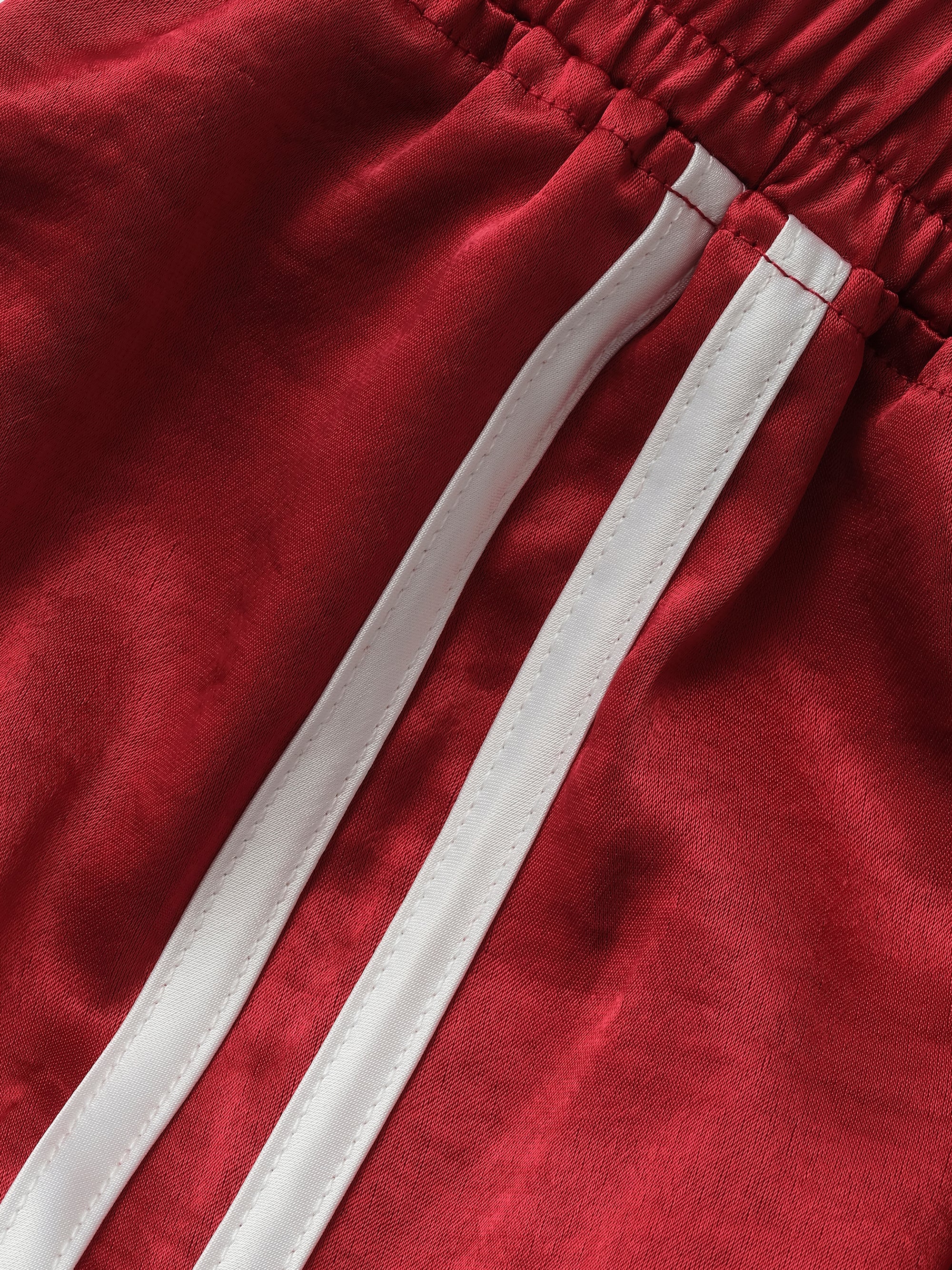 Double Crossed Silk Short - Shiraz