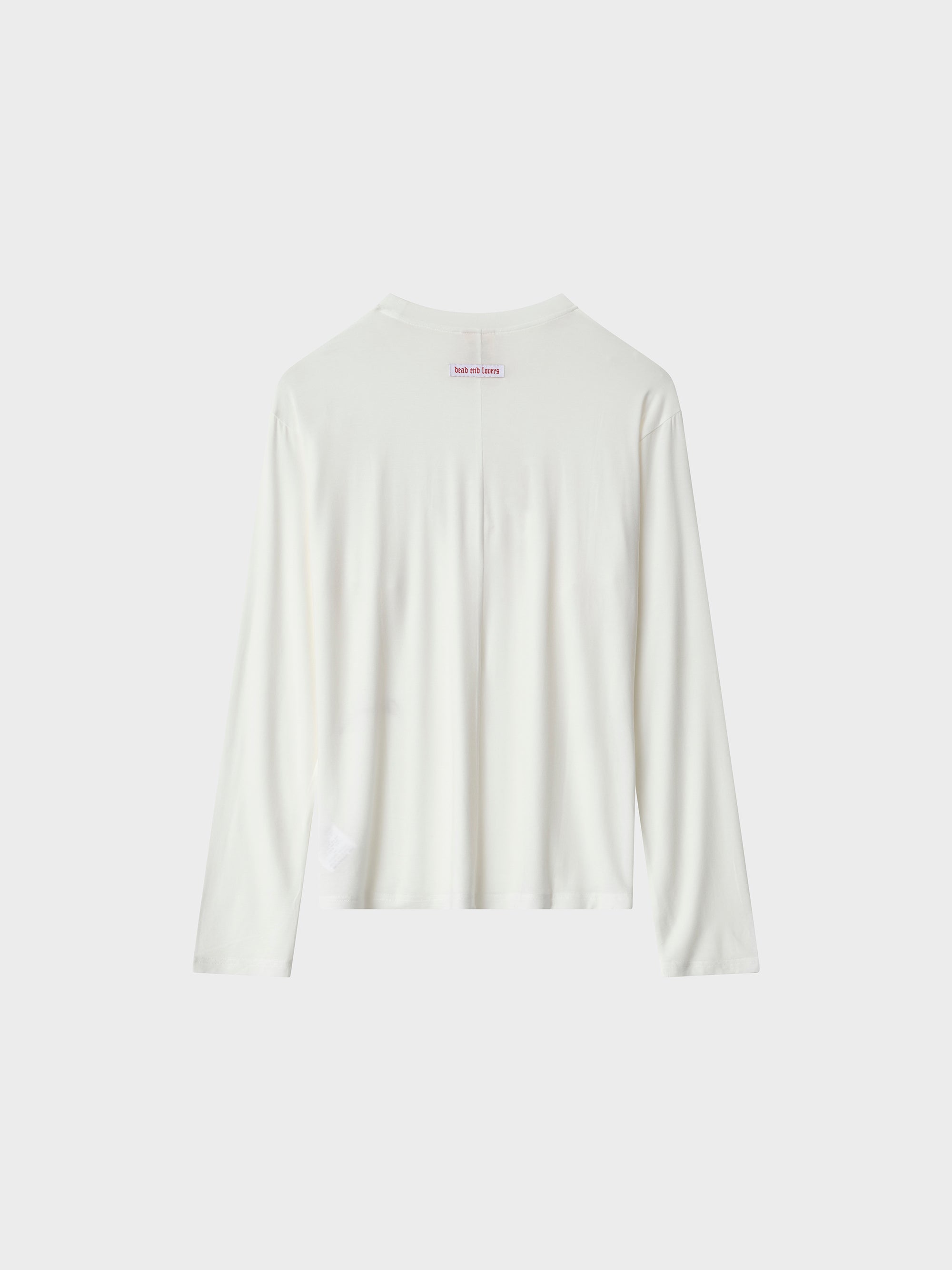 Dead End Sheer Long Sleeve - White