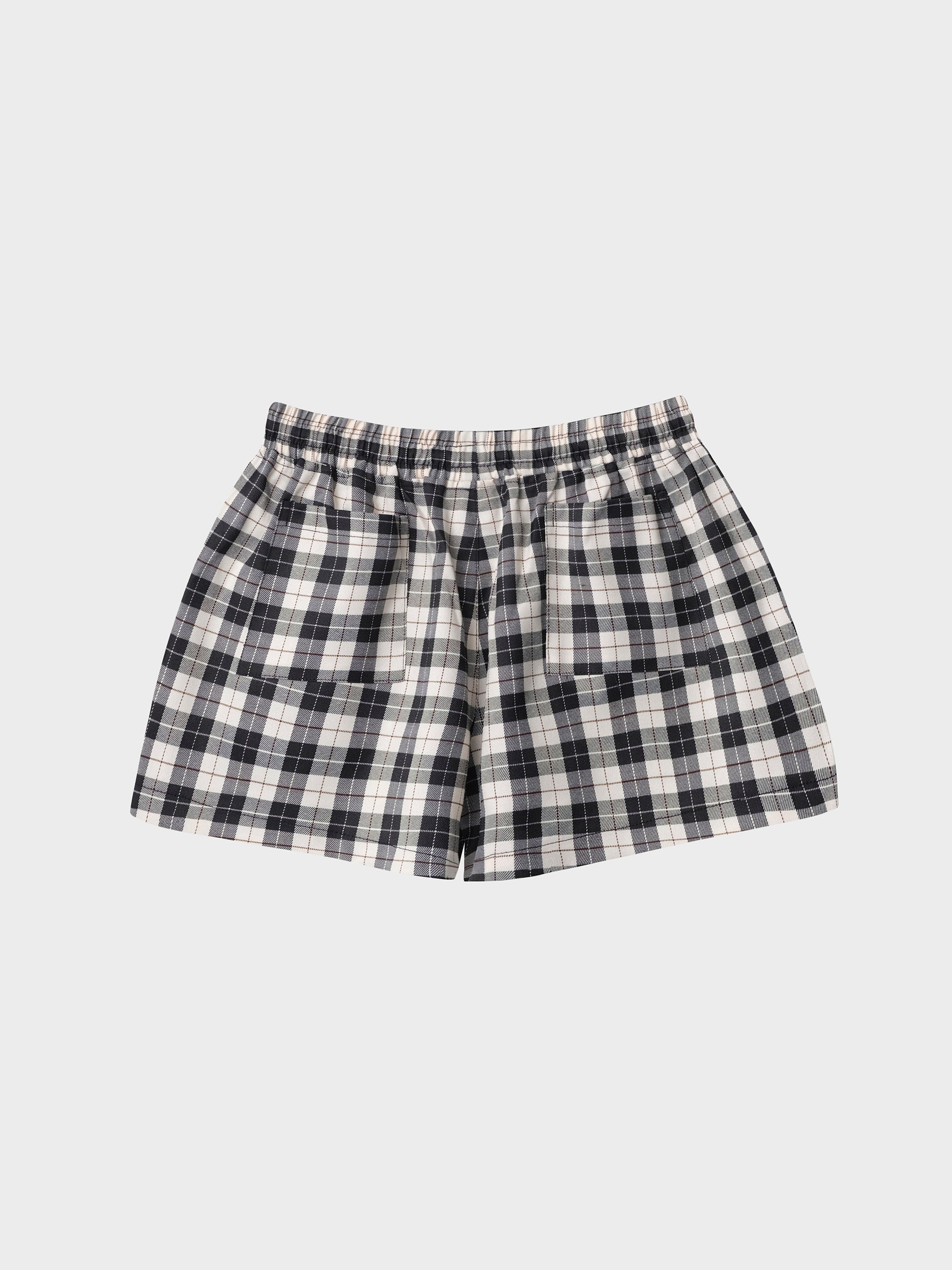 Dead End Check Boxer Shorts - Grey